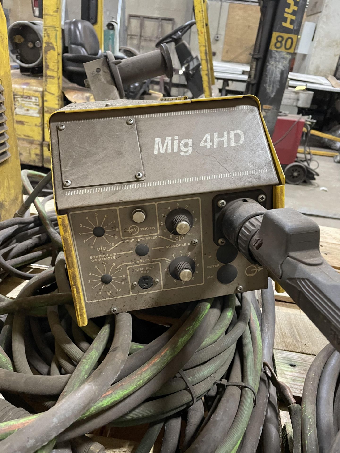 (1) ESAB 353 CV Welder, S/N ME-J203012 w/ Mig 4HD Wire Feed - Image 4 of 7