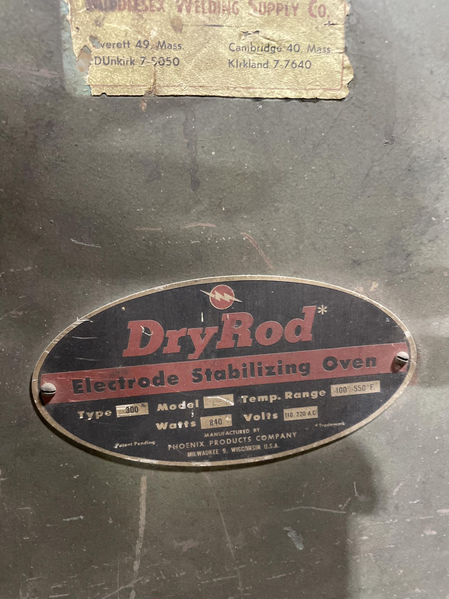 (1) Dry Rod Electrode Stabilizing Oven, Type 300 - Image 2 of 2
