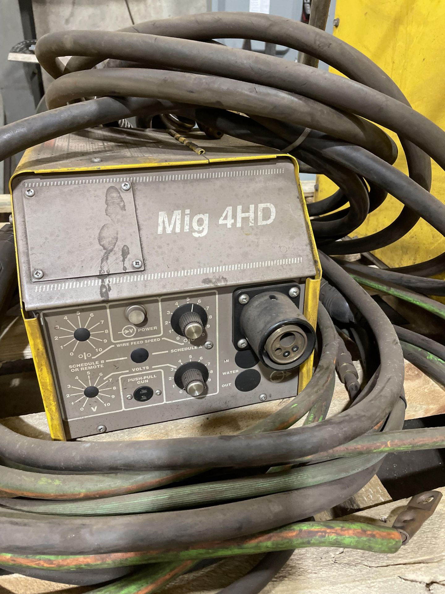 (1) ESAB 353 CV Welder, S/N ME-J203014 w/ Mig 4HD Wire Feed - Image 2 of 5