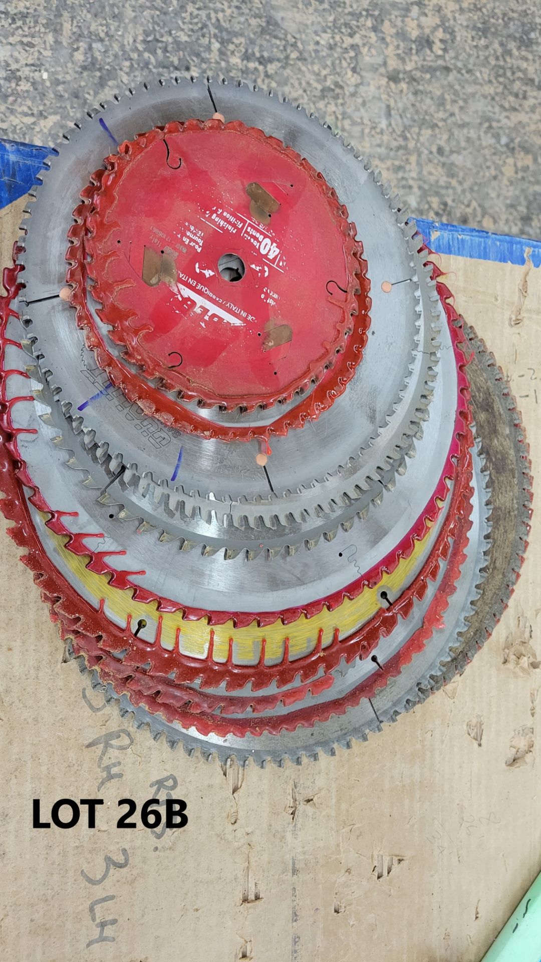 LOT ASSORTED SAW BLADES