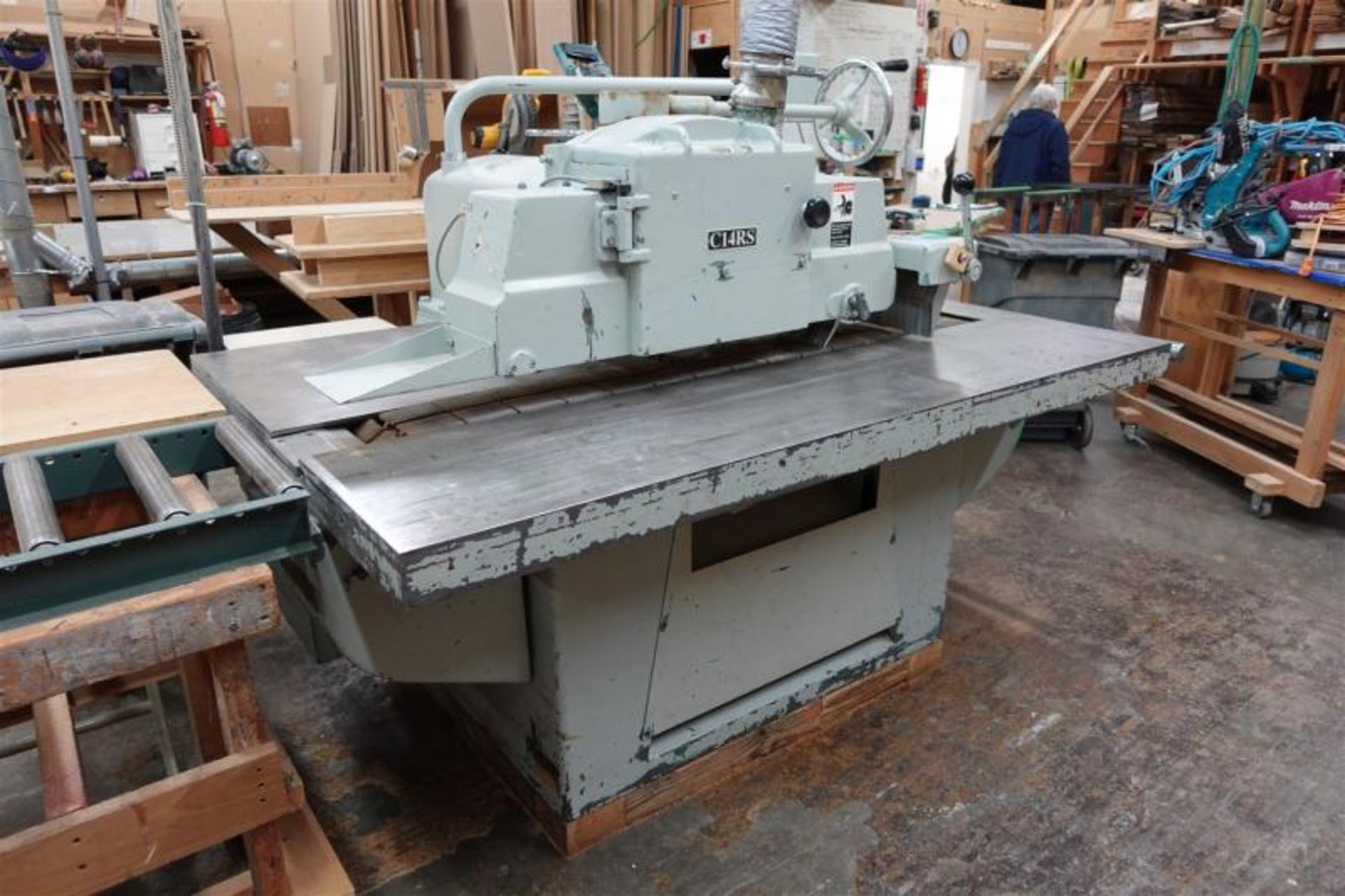 CANTEK STRAIGHT LINE SINGLE BLADE RIP SAW, MODEL C14RS, 20 HP SAW ARBOR, TABLE SIZE 50 IN. W x 75 - Image 2 of 5