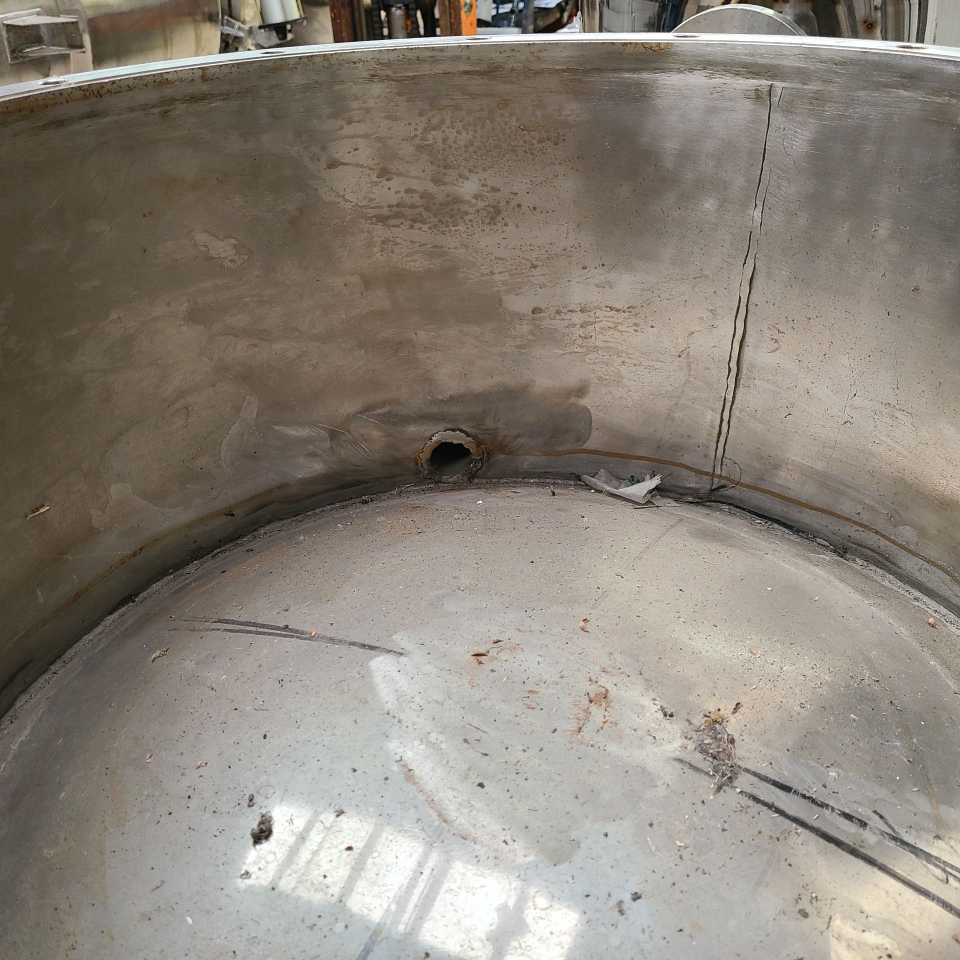 SS PRESSURE TANK - 65 IN. TOTAL HEIGHT, 31 IN. DIA. x 40 IN. H TANK - Image 4 of 4