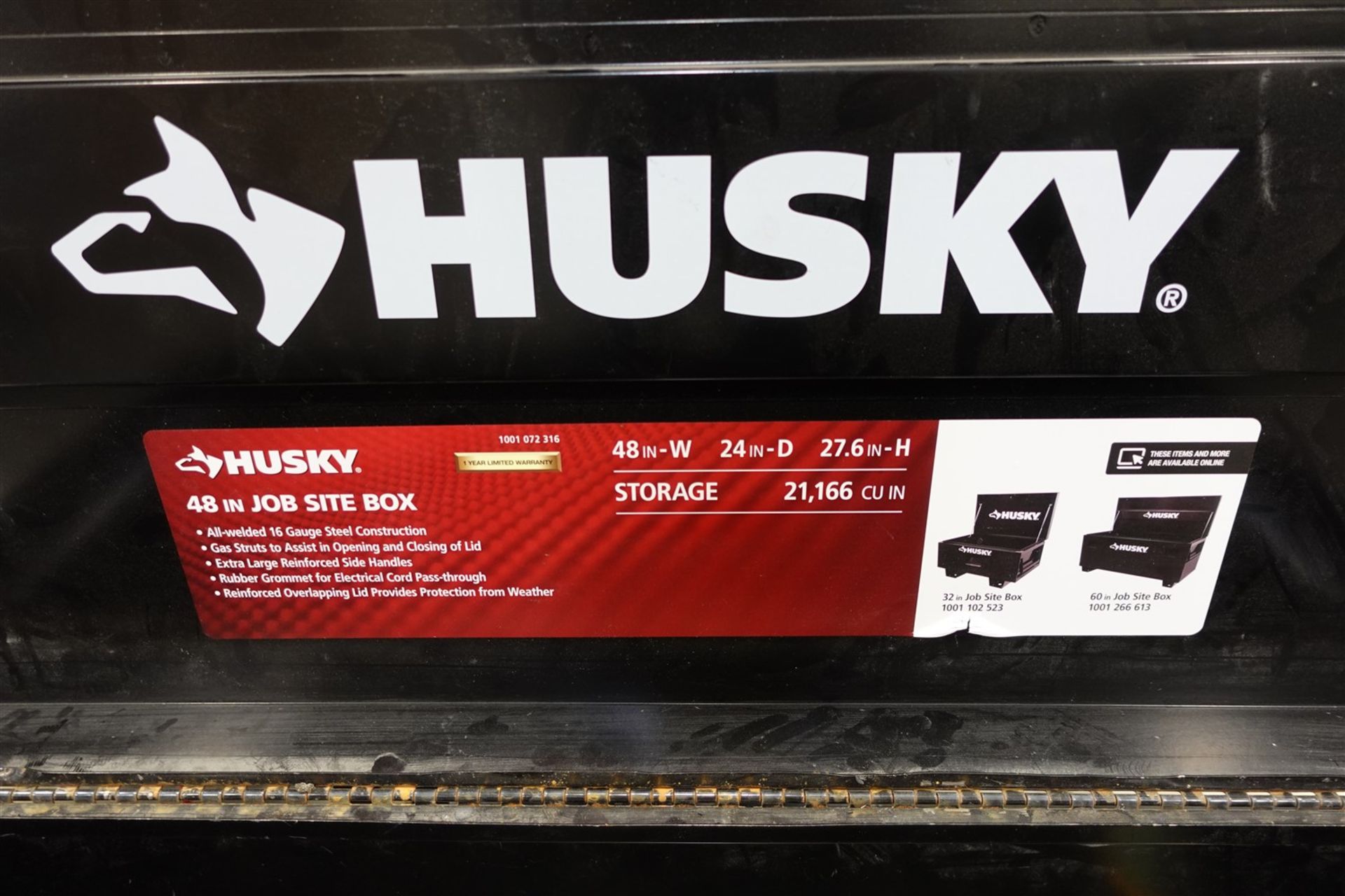 HUSKY SITE TOOL BOX - Image 2 of 2