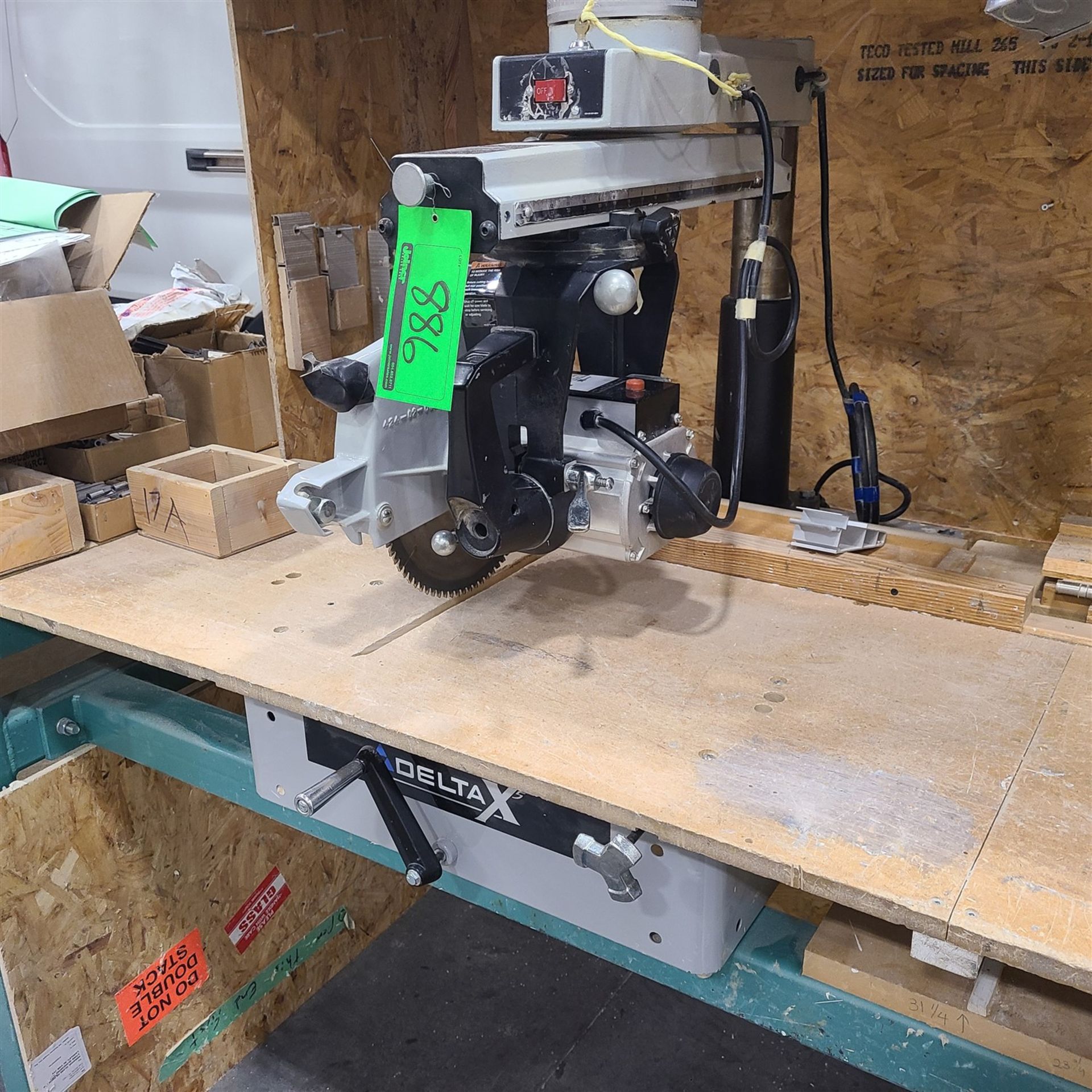 DELTA X5 RADIAL ARM SAW - Image 3 of 3