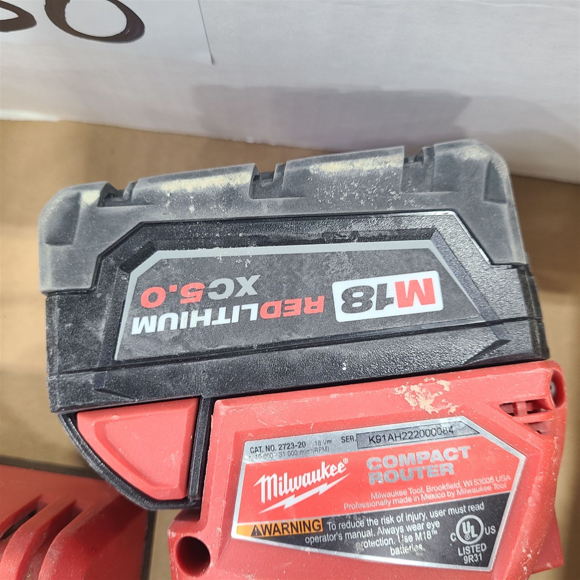 MILWAUKEE CORDLESS COMPACT ROUTER W/CHARGER - Image 2 of 2