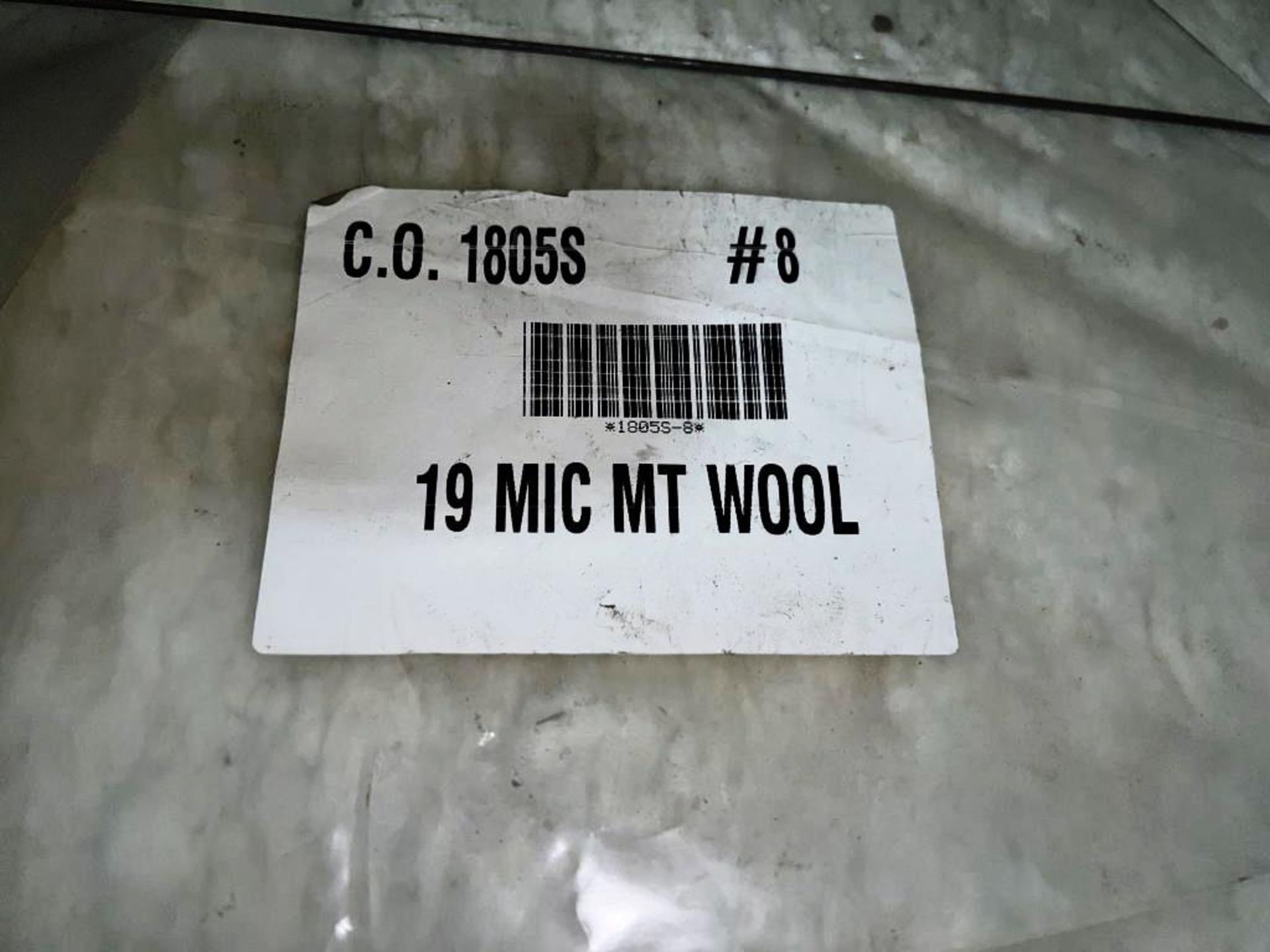 713LB. BALE OF SCOURED WOOL, 18.2 MICRON MT WOOL - Image 2 of 3