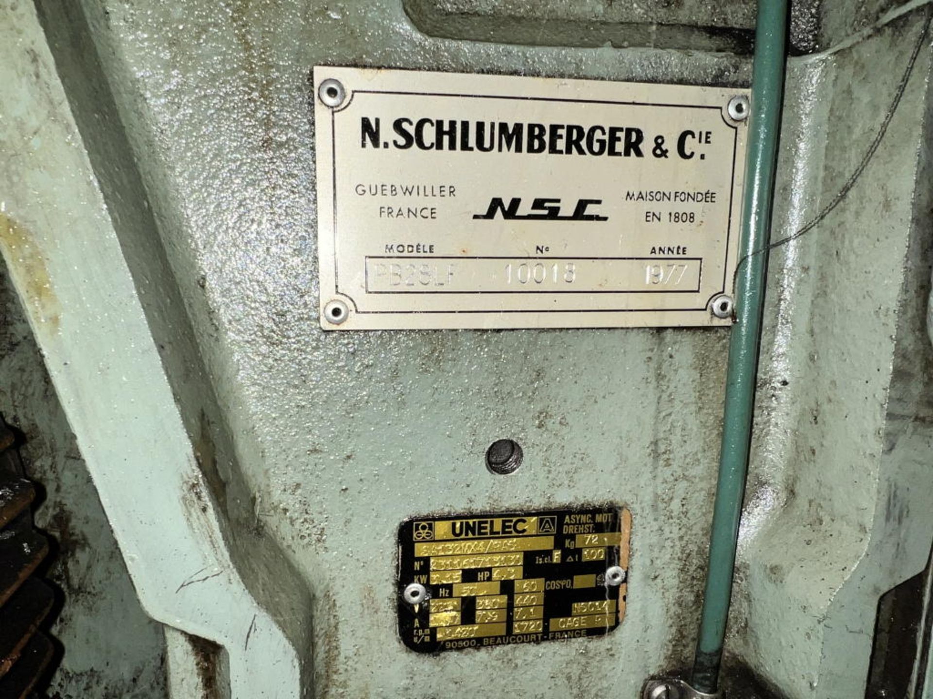 1977 NSC SCHLUMBERGER MODEL PB28LC RECTILINEAR COMB W/ 24 FEEDS, S/N: 10078 - Image 17 of 19