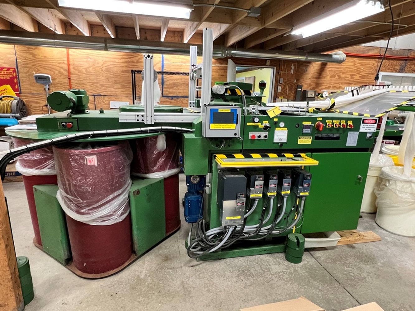 23-6 PUBLIC TIMED ONLINE AUCTION ~ WOOL PROCESSING & SUPPORT EQUIPMENT, CROWN WALKIE STACKER, AUTO PELLET BOILER, WOOL INVENTORY