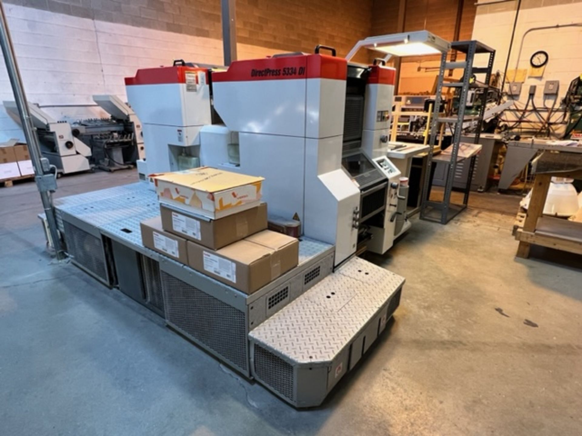 2006 RYOBI KODAK POLYCHROME DIRECTPRESS 5334 DI 4-COLOR DIGITAL OFFSET PRINTING PRESS, 3PH, 7HP - Image 9 of 13