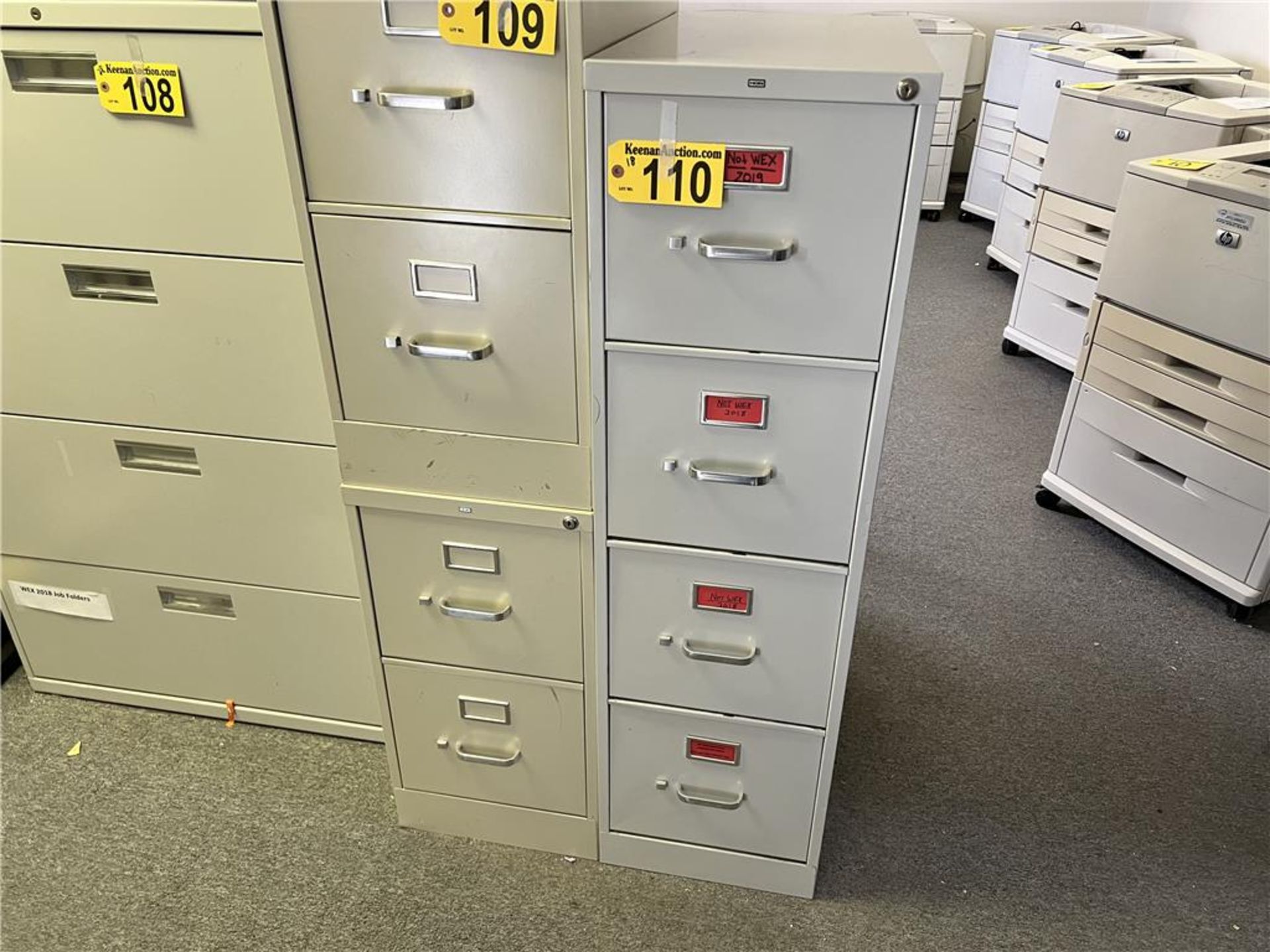 TIMES THE MONEY: (2) HON 2-DRAWER FILE CABINETS