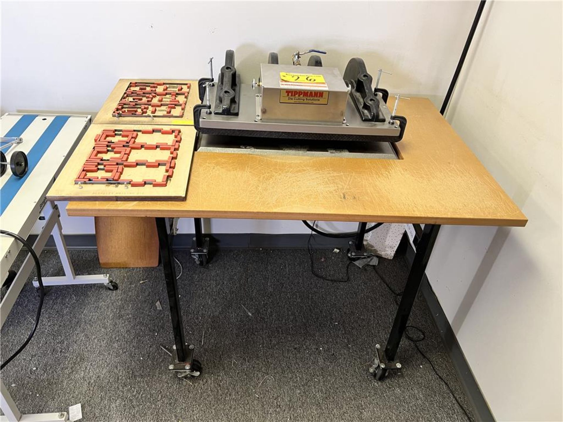 TIPPMANN MODEL C1K15 PNEUMATIC DIE CUTTING MACHINE, S/N: 1268