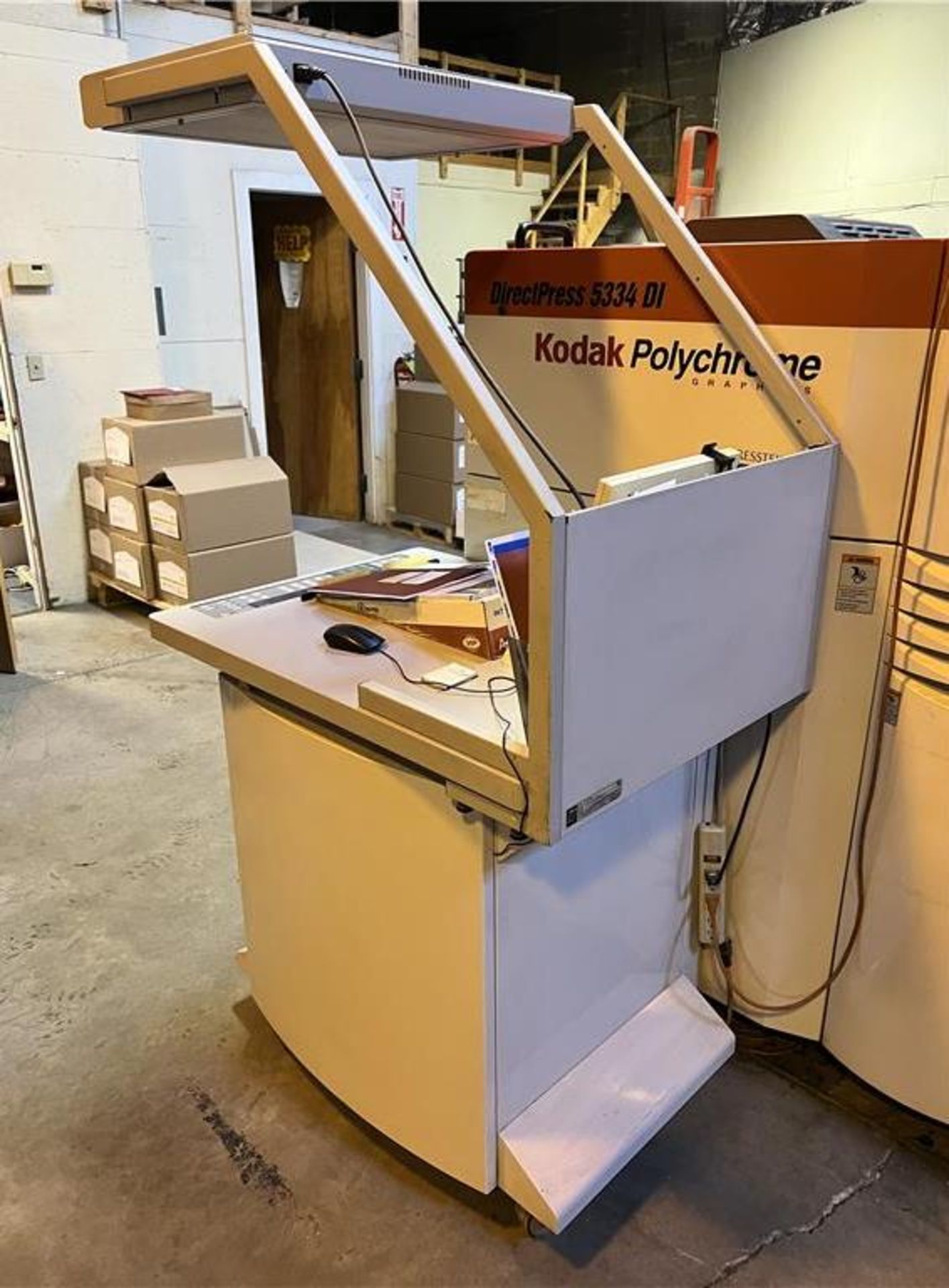 2006 RYOBI KODAK POLYCHROME DIRECTPRESS 5334 DI 4-COLOR DIGITAL OFFSET PRINTING PRESS, 3PH, 7HP - Image 4 of 13