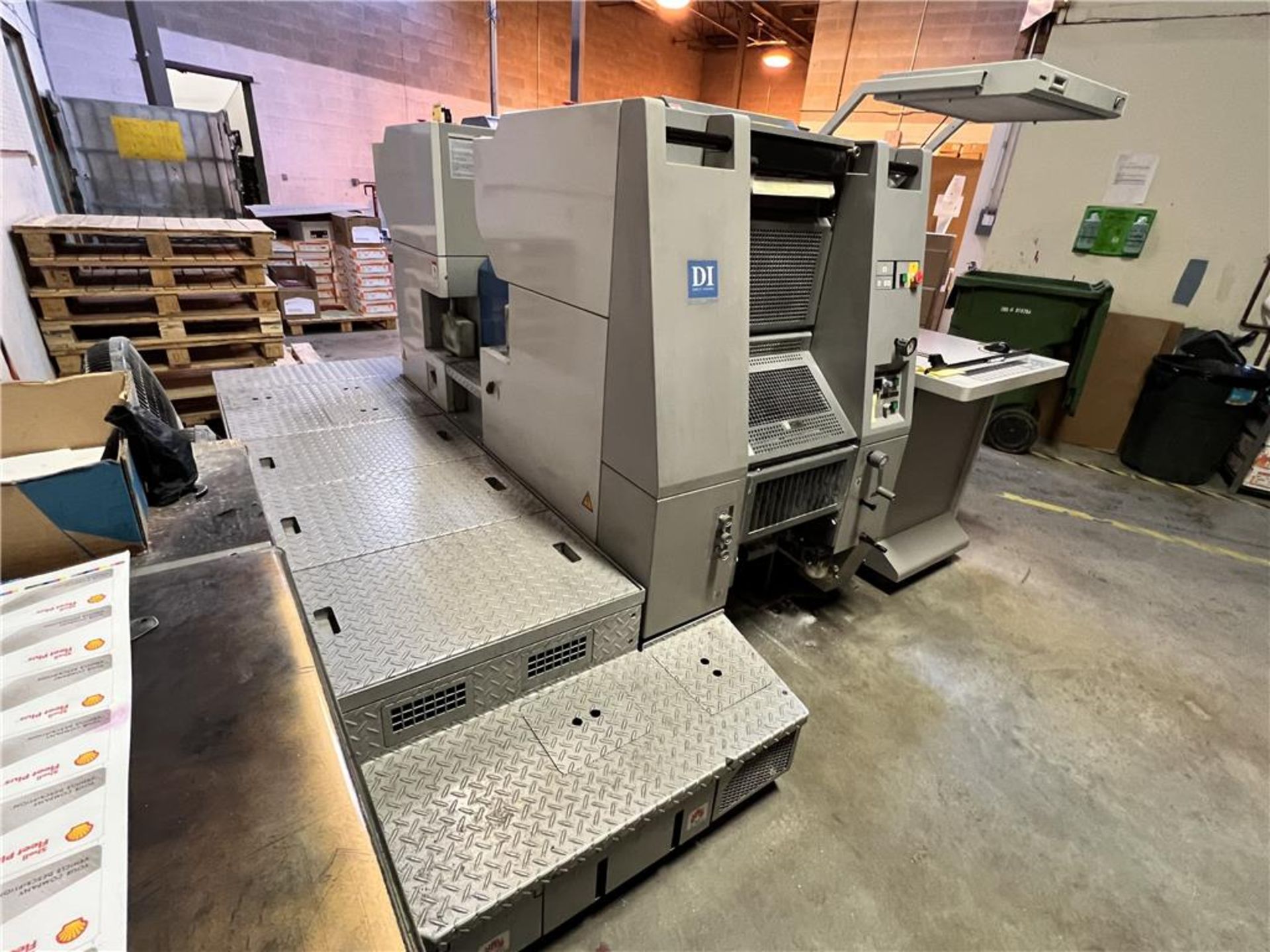 2007 RYOBI PRESSTEK MODEL 3404E-DI DIGITAL OFFSET PRINTING PRESS, 3PH, 7HP, S/N: 2508 - Image 7 of 7