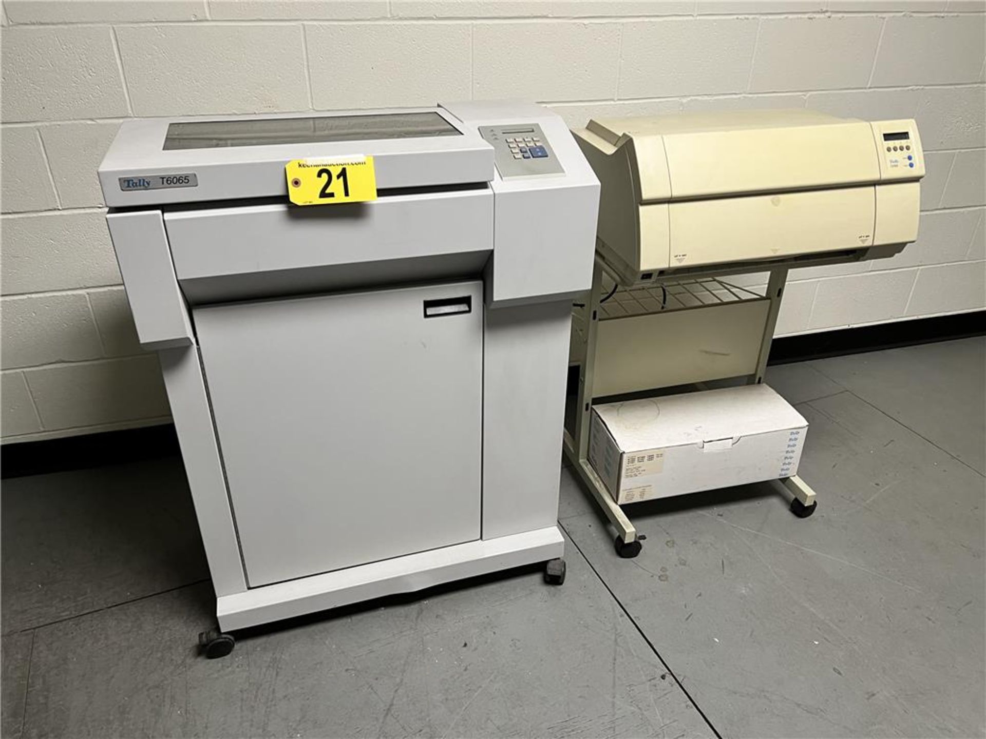 TIMES THE MONEY: (2) TALLY MATRIX PRINTERS, MODEL T6065 & T2156