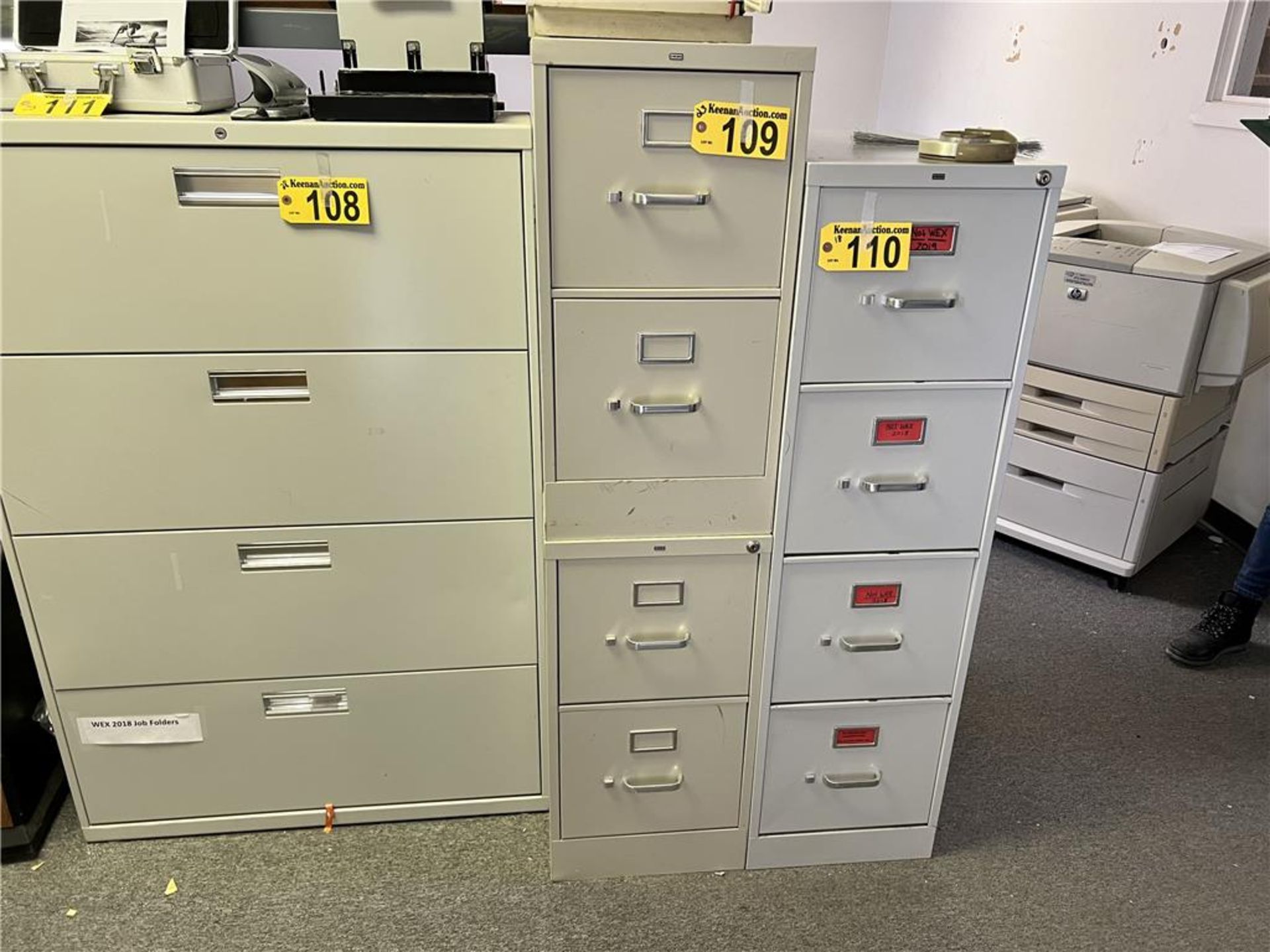 TIMES THE MONEY: (2) HON 2-DRAWER FILE CABINETS