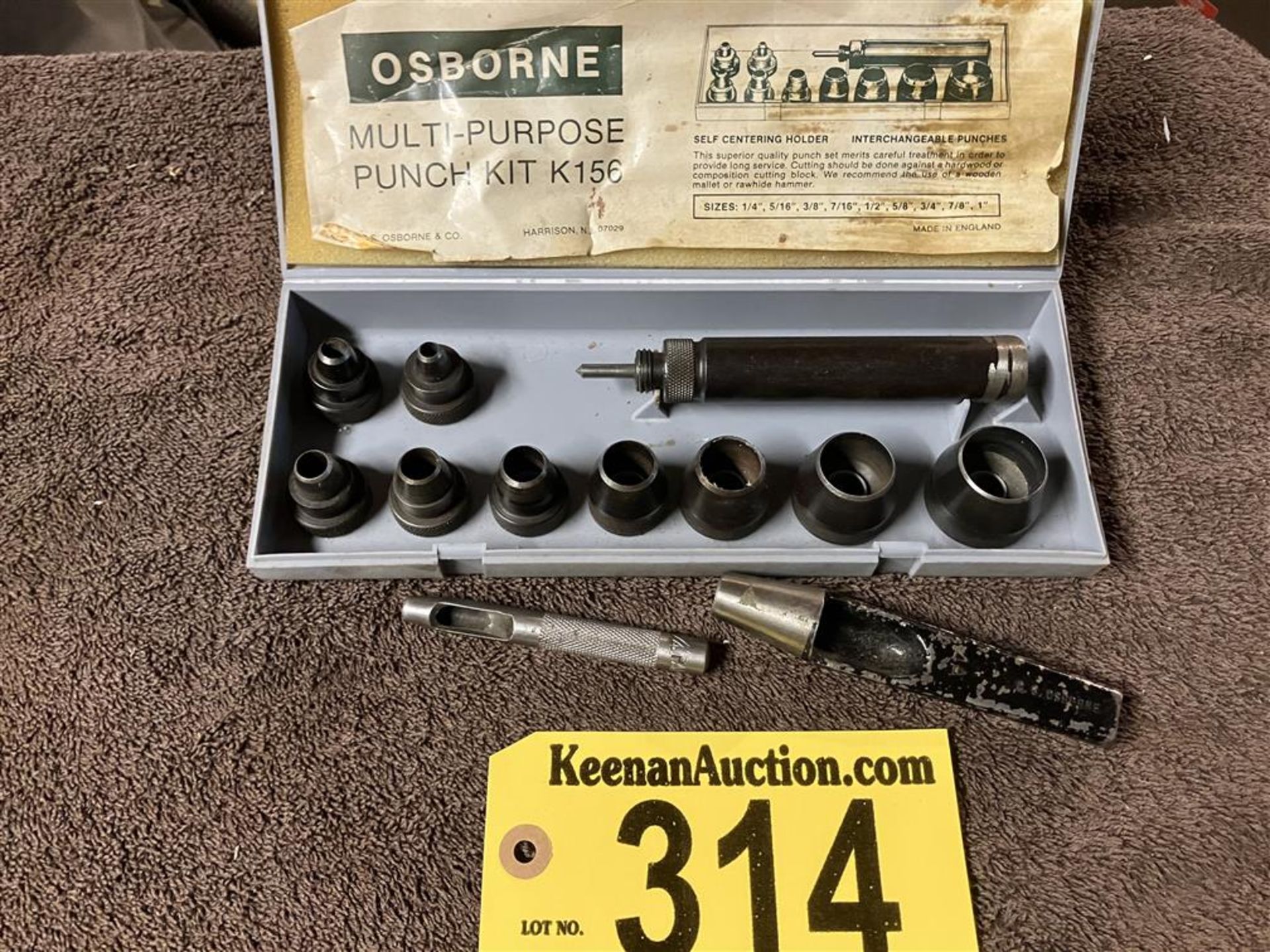 OSBORNE INTERCHANGEABLE PUNCH KIT