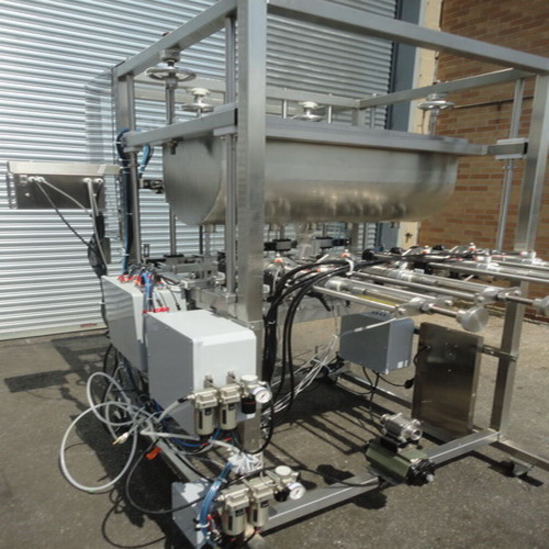 Inline Filling Systems 4-Head Straight Line Piston Filler - Image 6 of 16