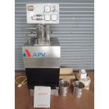 APV/Baker Perkins 1 Liter Laboratory Vertical High Shear Jacketed Mixer/Granulator