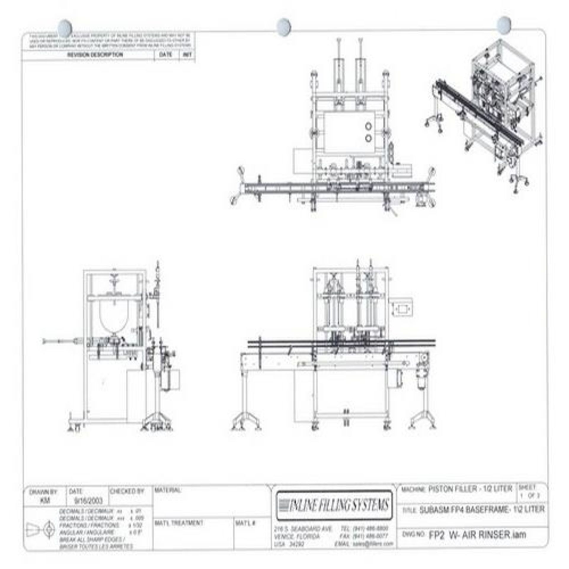 Inline Filling Systems 4-Head Straight Line Piston Filler - Image 15 of 16