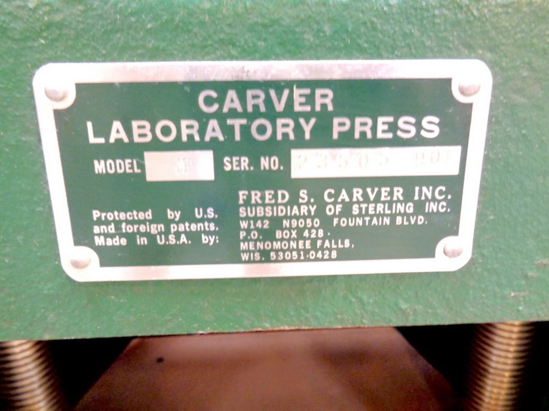 Carver Hydraulic Press - Image 5 of 6