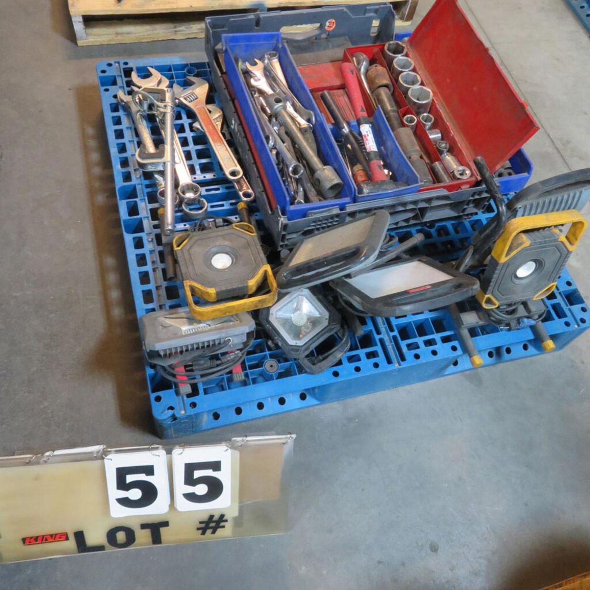 Pallet of Misc. w/Sockets & Wrenches