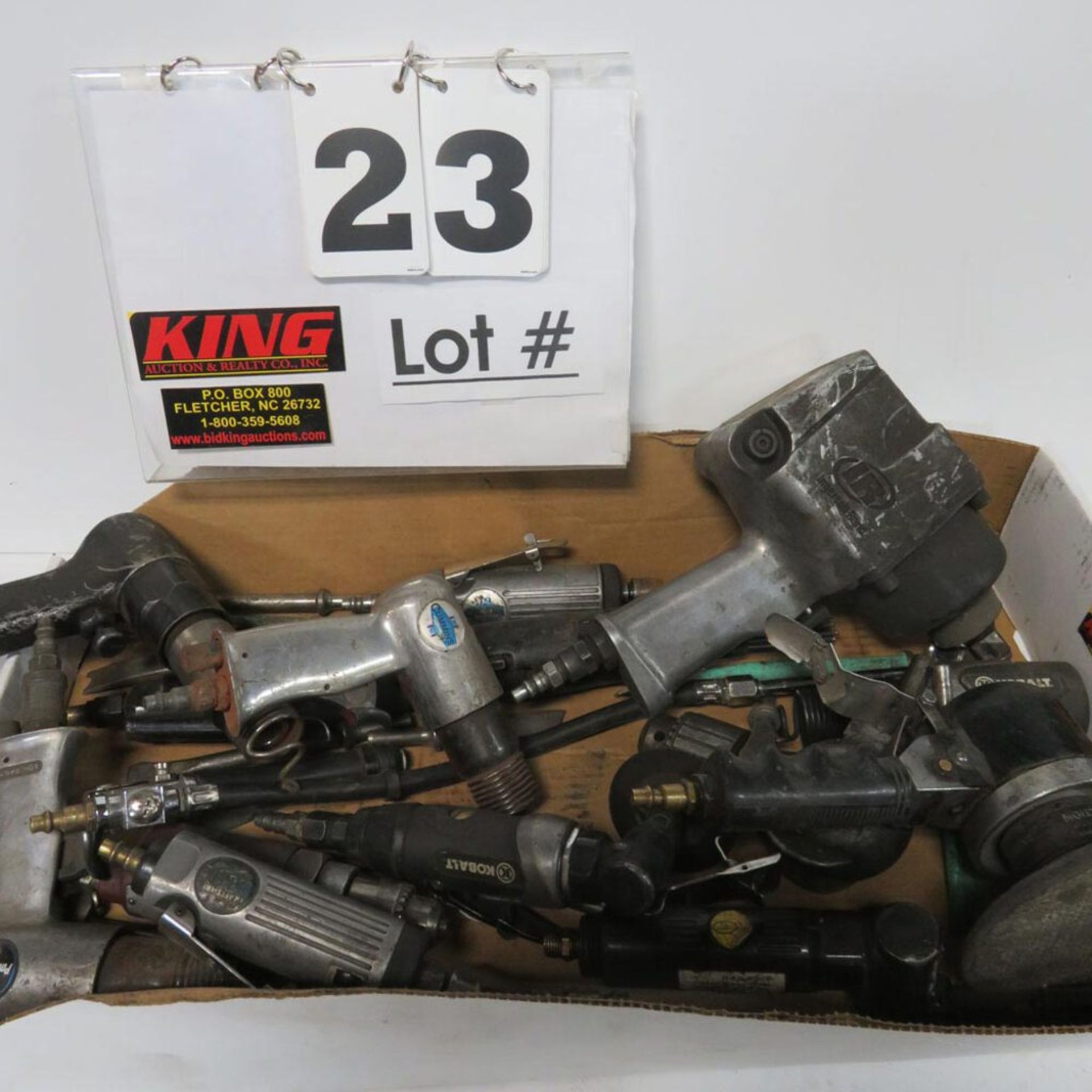 Lot of Misc. Air Tools & 3/4"" Air Impact Wrench