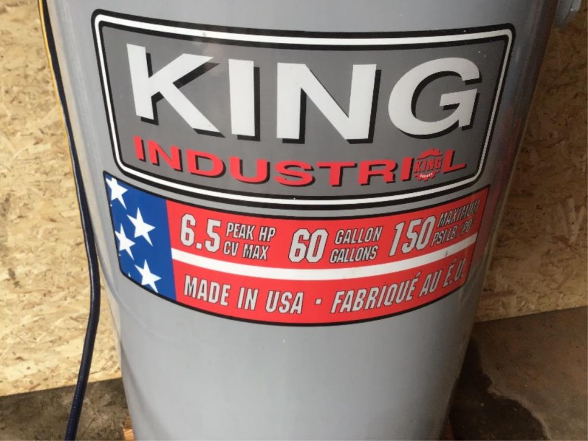 60g King Industrial Upright Air Compressor 220V - Image 2 of 6