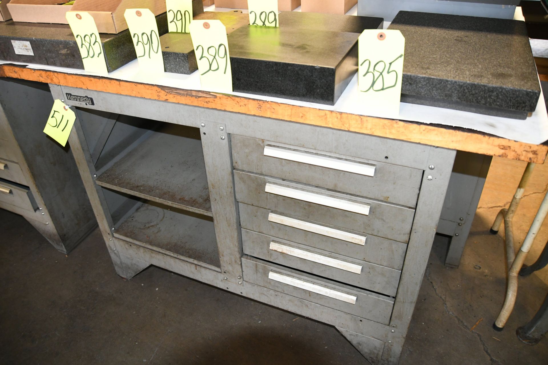 Kennedy 5-Drawer Bench/Cabinet