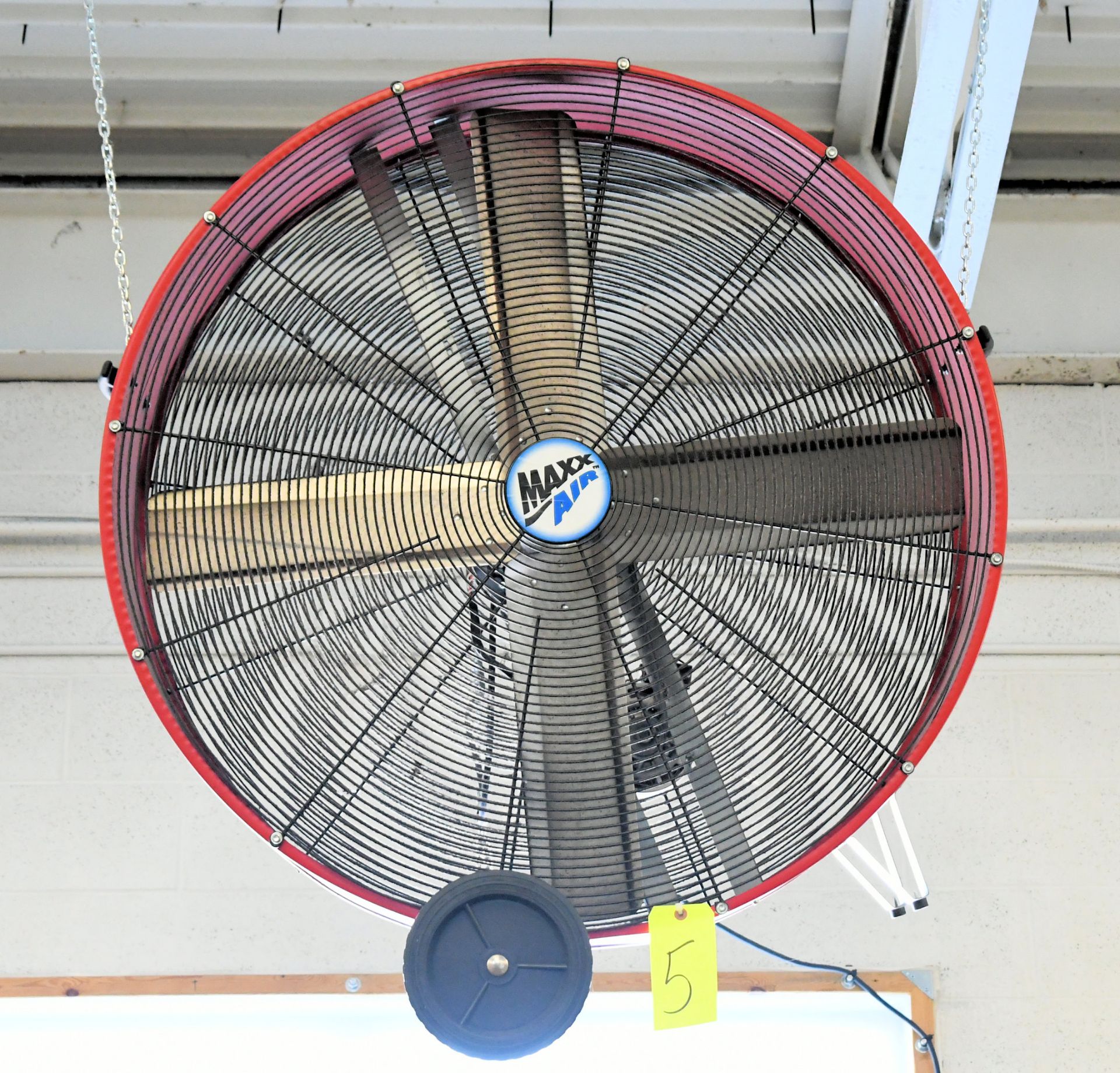 Maxx Air 42" Portable Drum Fan, (Hanging from Ceiling)