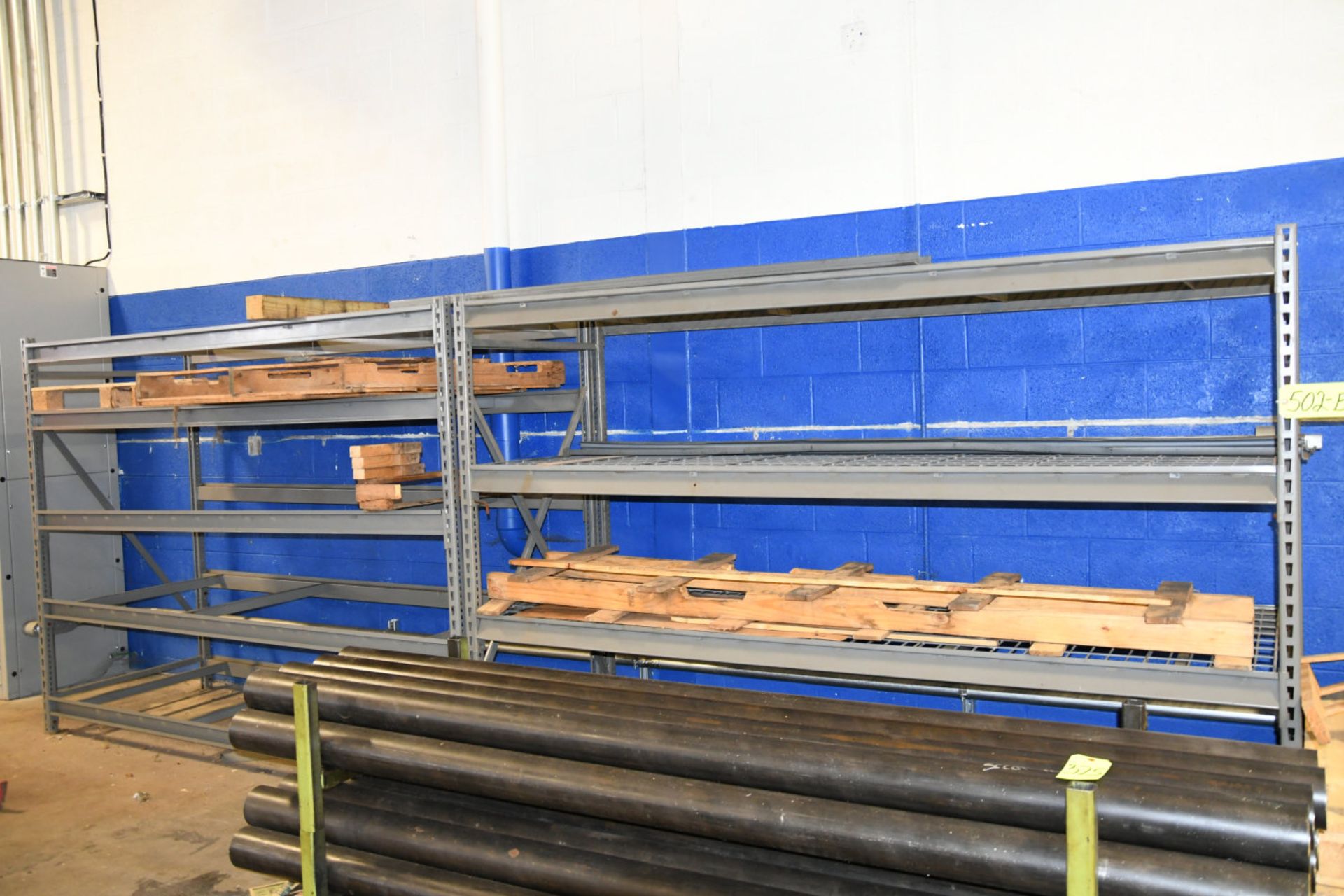 Lot-(2) Various Sections Pallet Racking