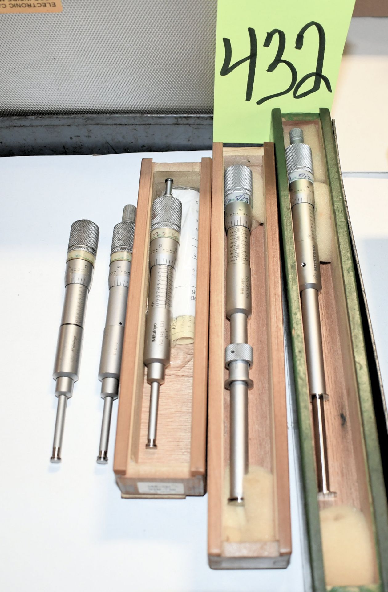 Lot-(5) Various Mitutoyo Groove Micrometers