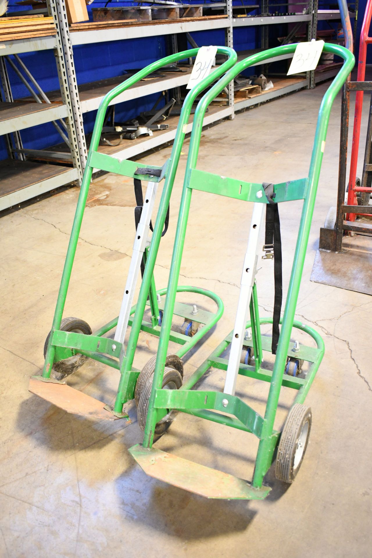 Lot-(2) Single Tank 2-Wheel Carts