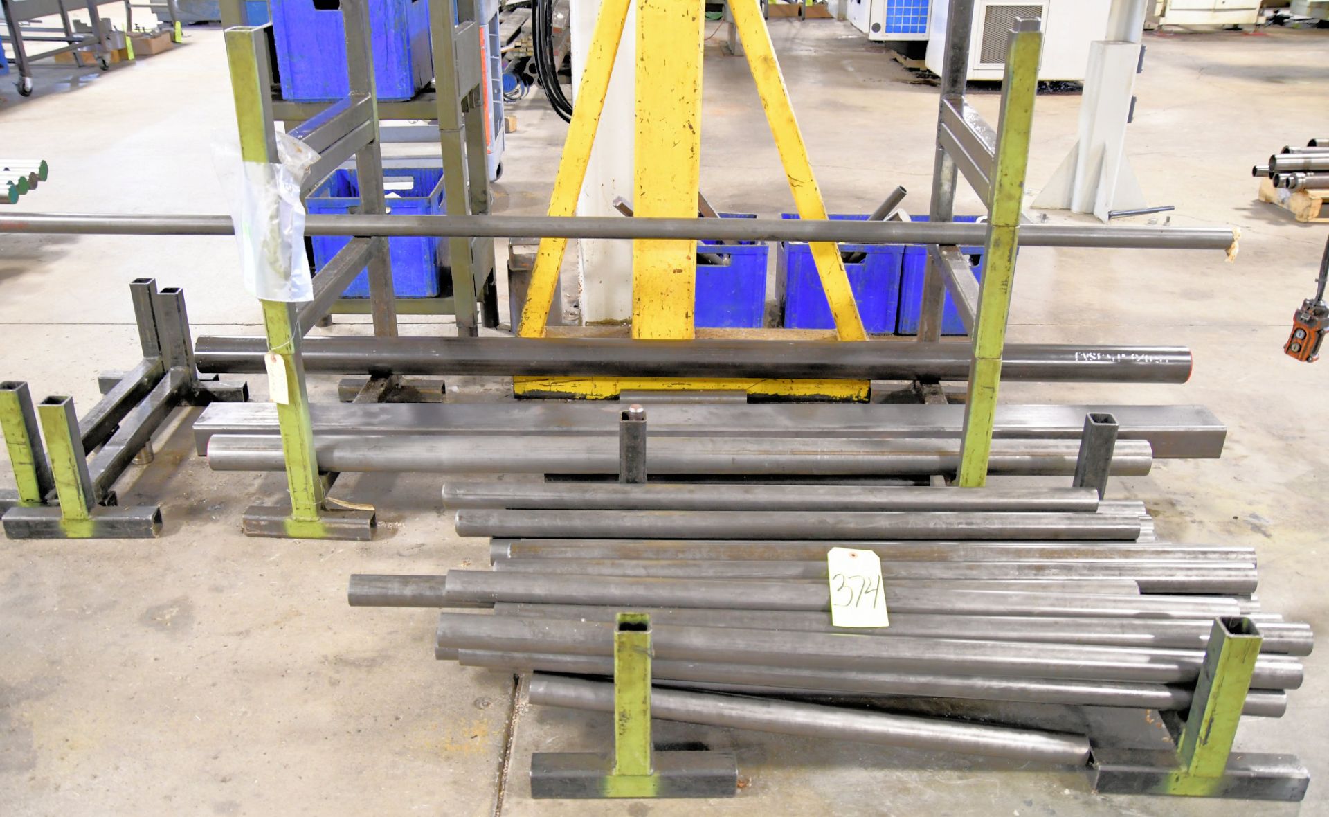 Lot-Various Alloy Steel Solid and Hollow Round Bar Stock in (2) Groups, Including 12L14,