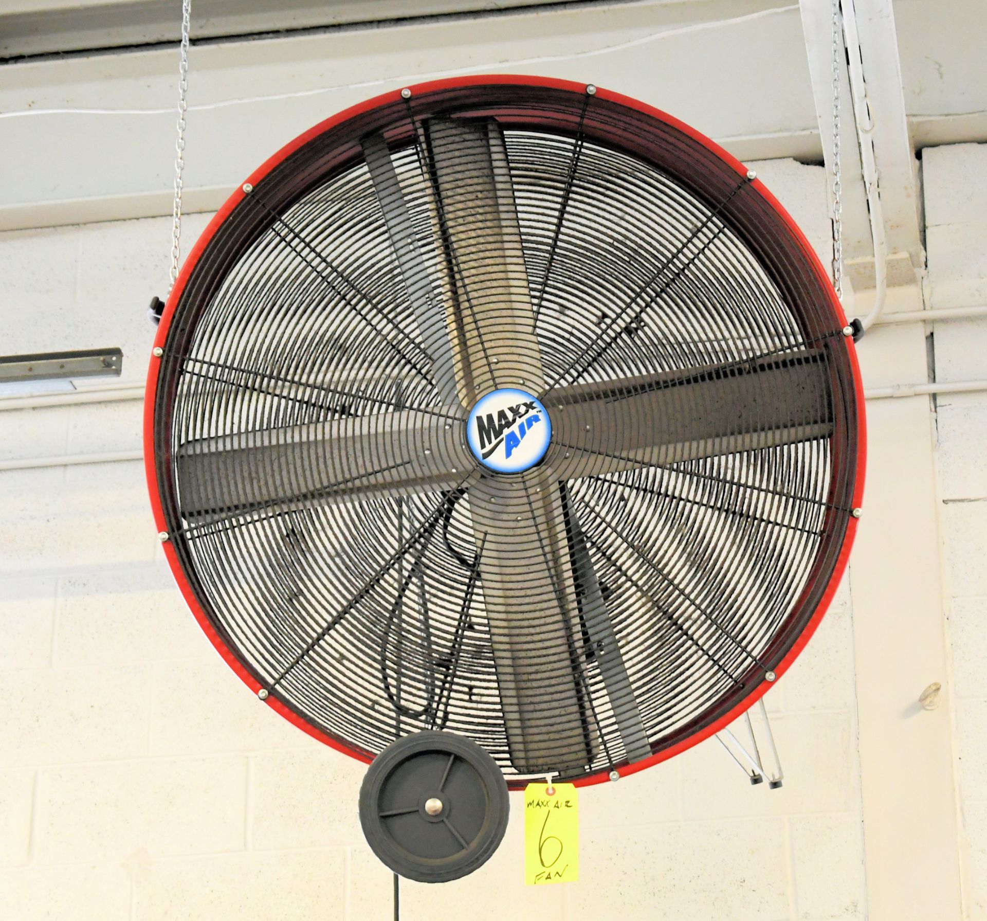 Maxx Air 42" Portable Drum Fan, (Hanging from Ceiling)