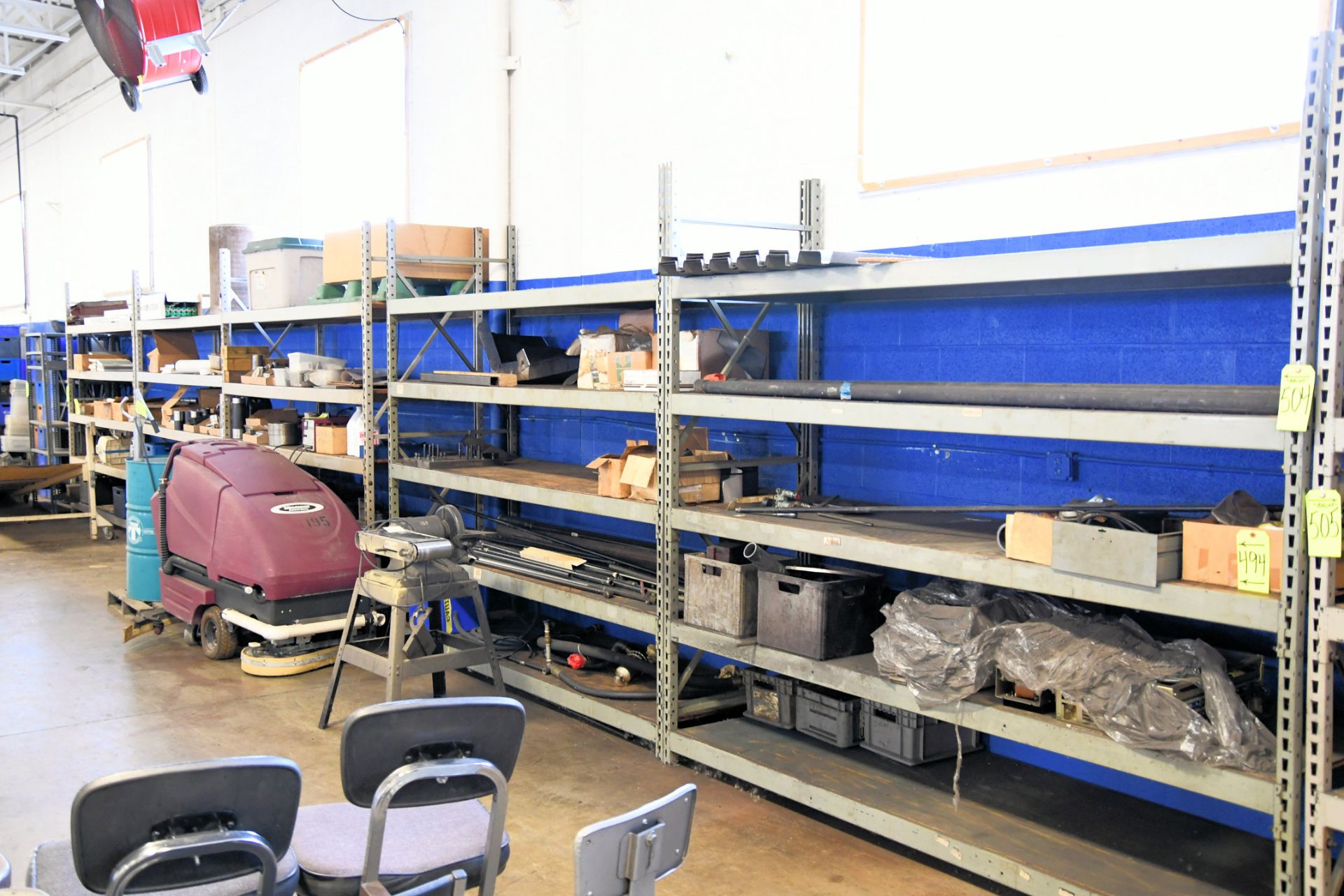 Lot-Misc. Parts in Process, Maintenance, etc. on (5) Racks, (Racks Not Included) - Image 2 of 5