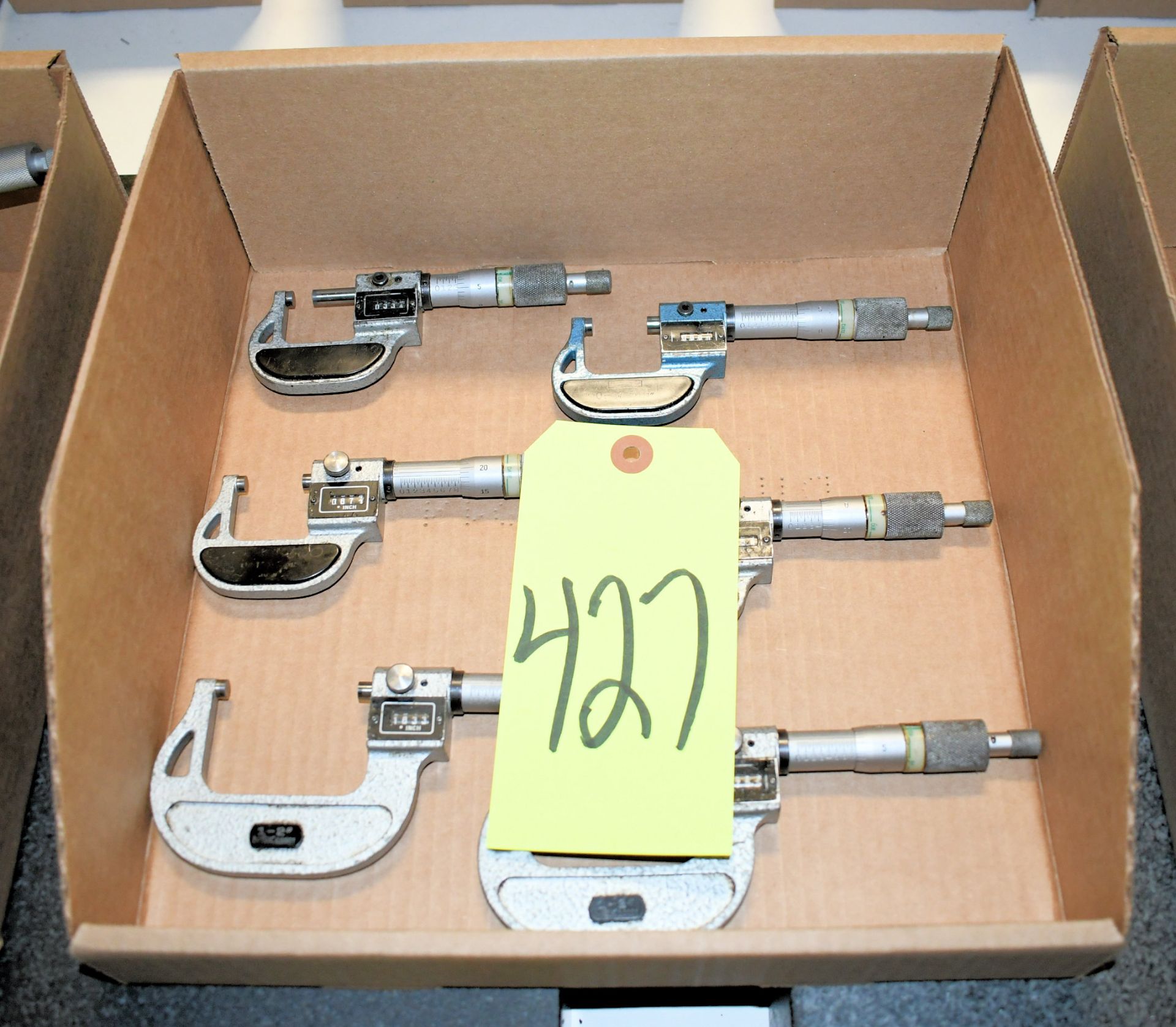 Lot-(6) Various Outside Micrometers in (1) Box