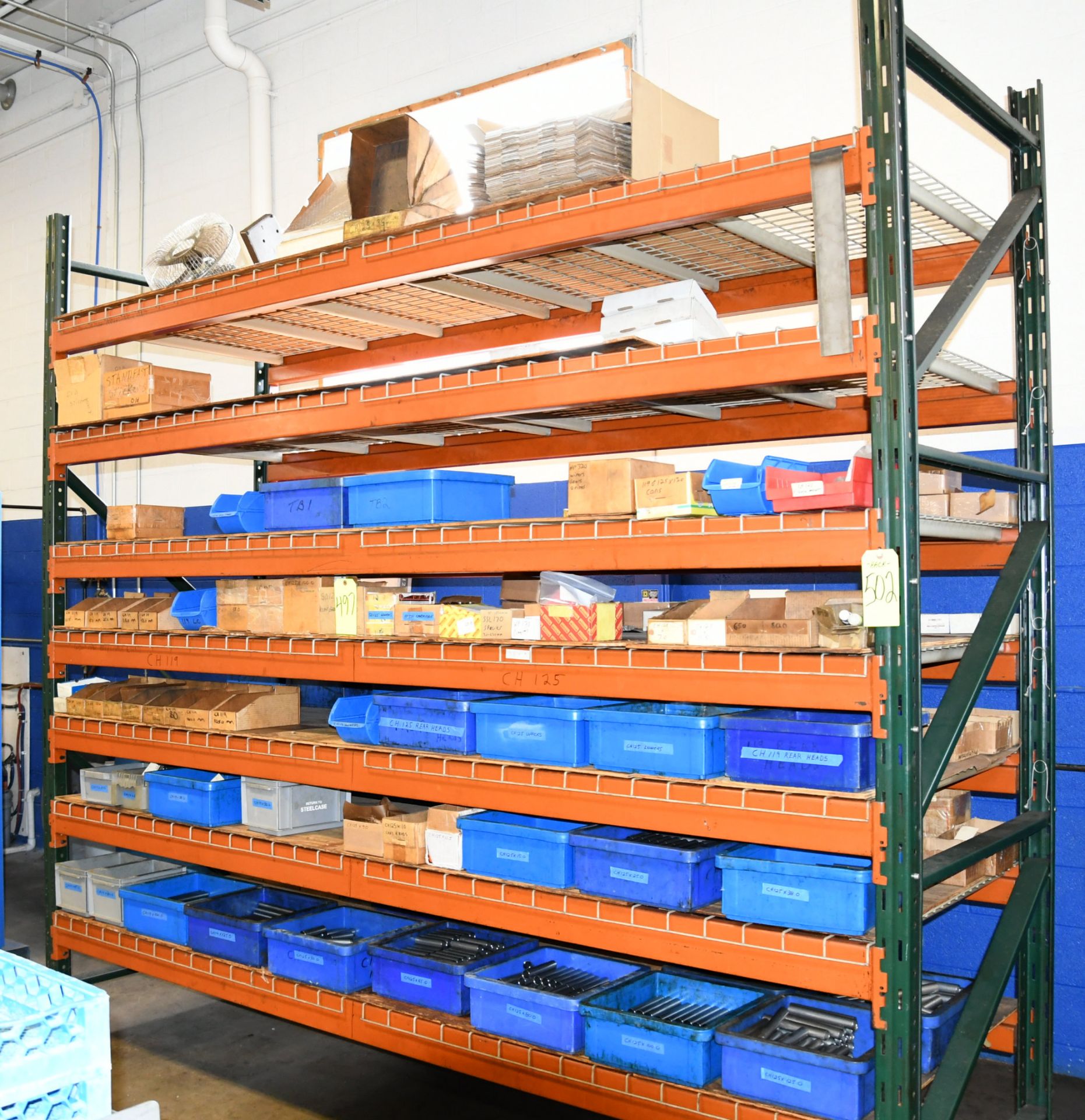 Section 120"w x 120"H x 42"D Pallet Racking, (Contents Not Included),