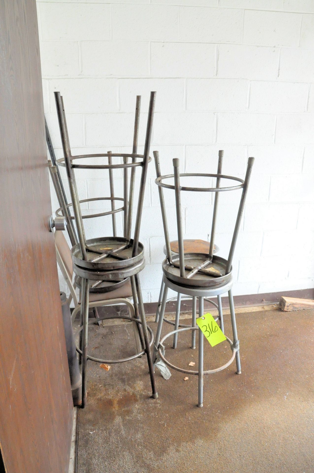 Lot-Swivel Office Chairs and Shop Stools - Image 2 of 2