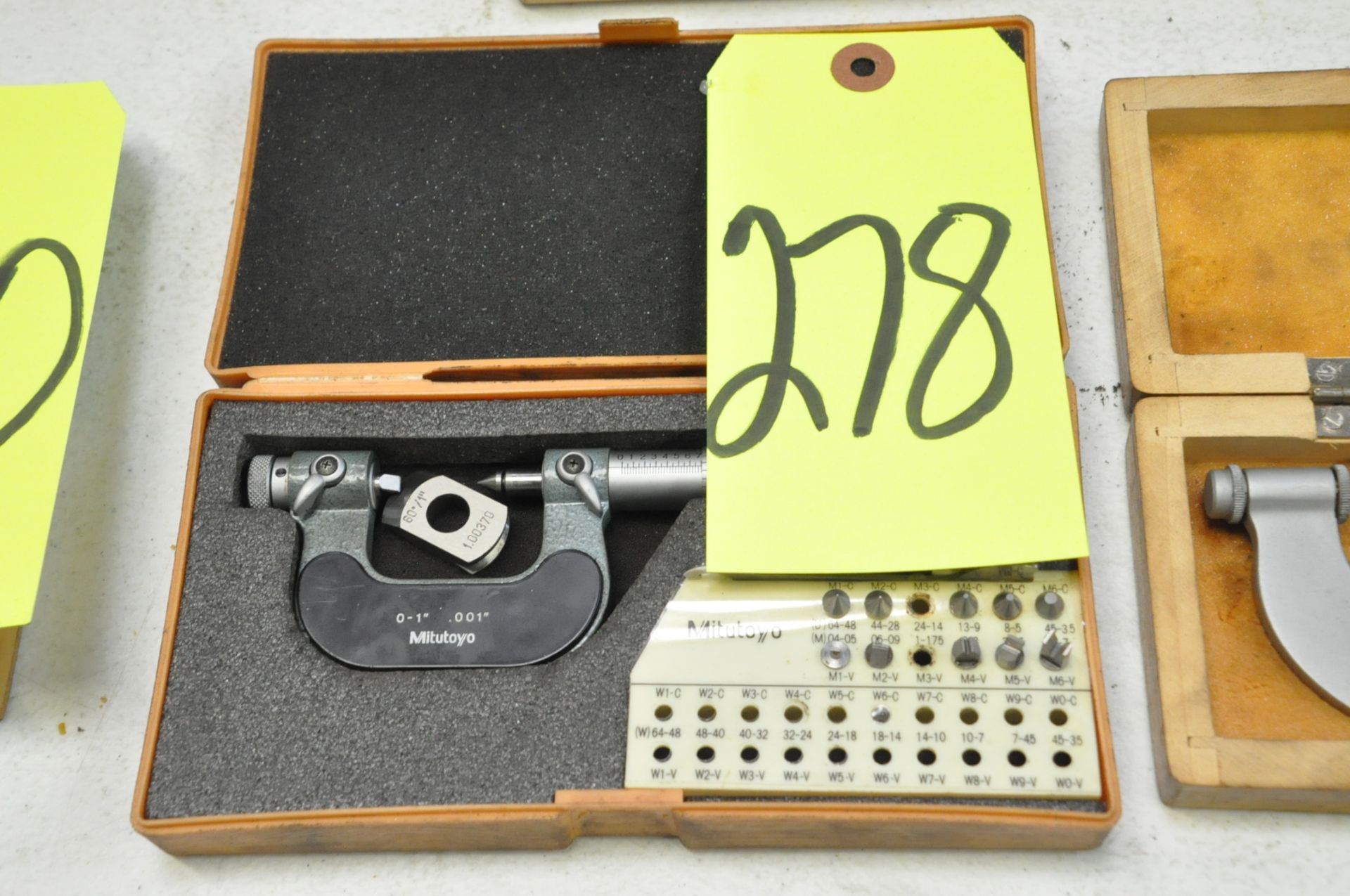 Mitutoyo 0" to 1" Micrometer with Case