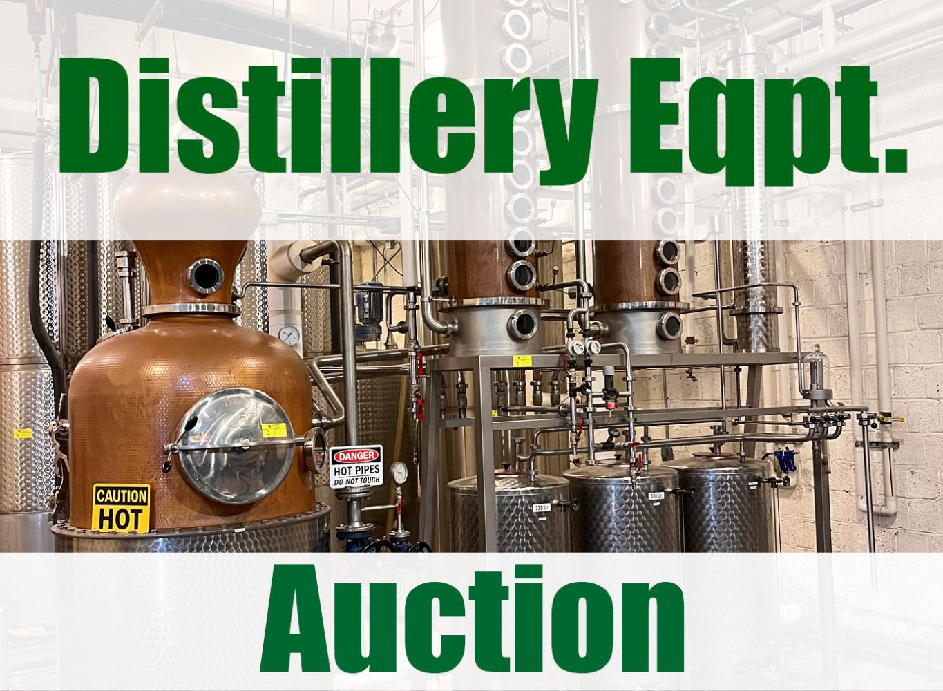 Distillery Equipment Auction