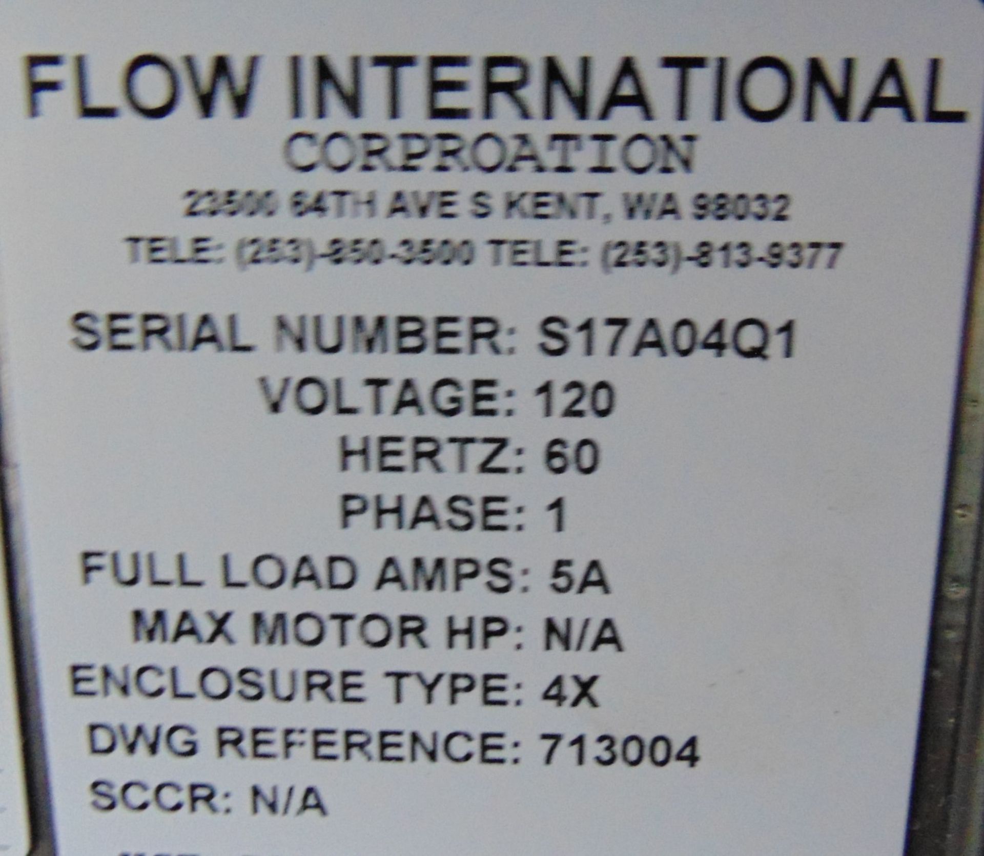 Flow International 30XQ High-Pressure Intensifier Pump - Image 27 of 54