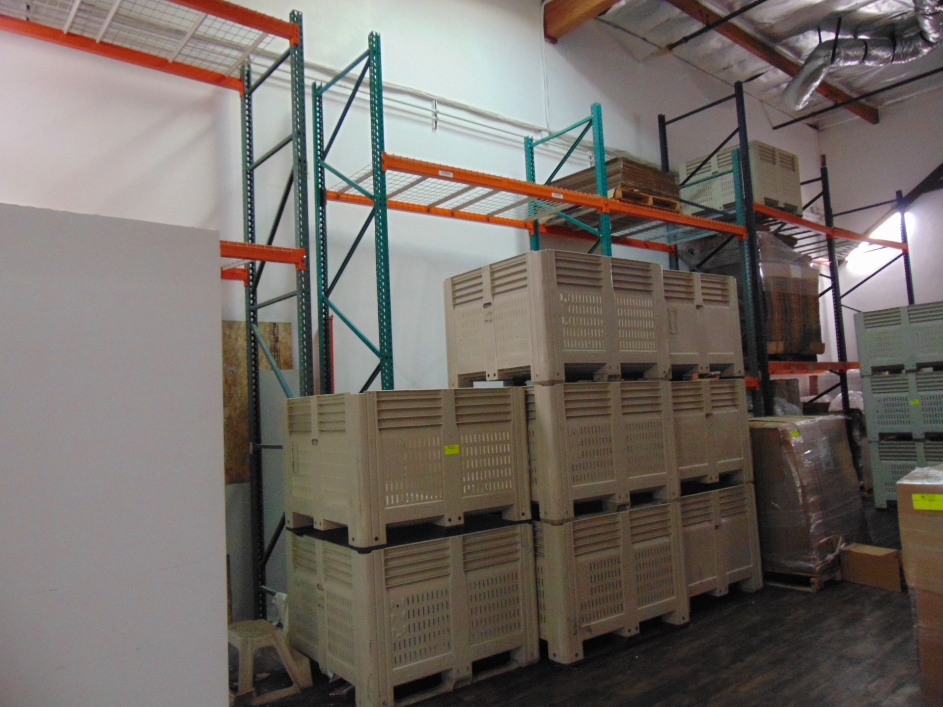 Sections of Pallet Racking: 8'W x Approx. 14' & 16'H - Image 4 of 8