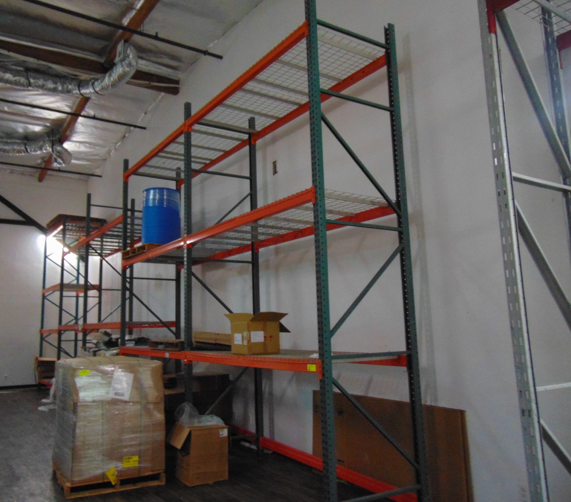 Sections of Pallet Racking: 8'W x Approx. 14' & 16'H - Image 2 of 8