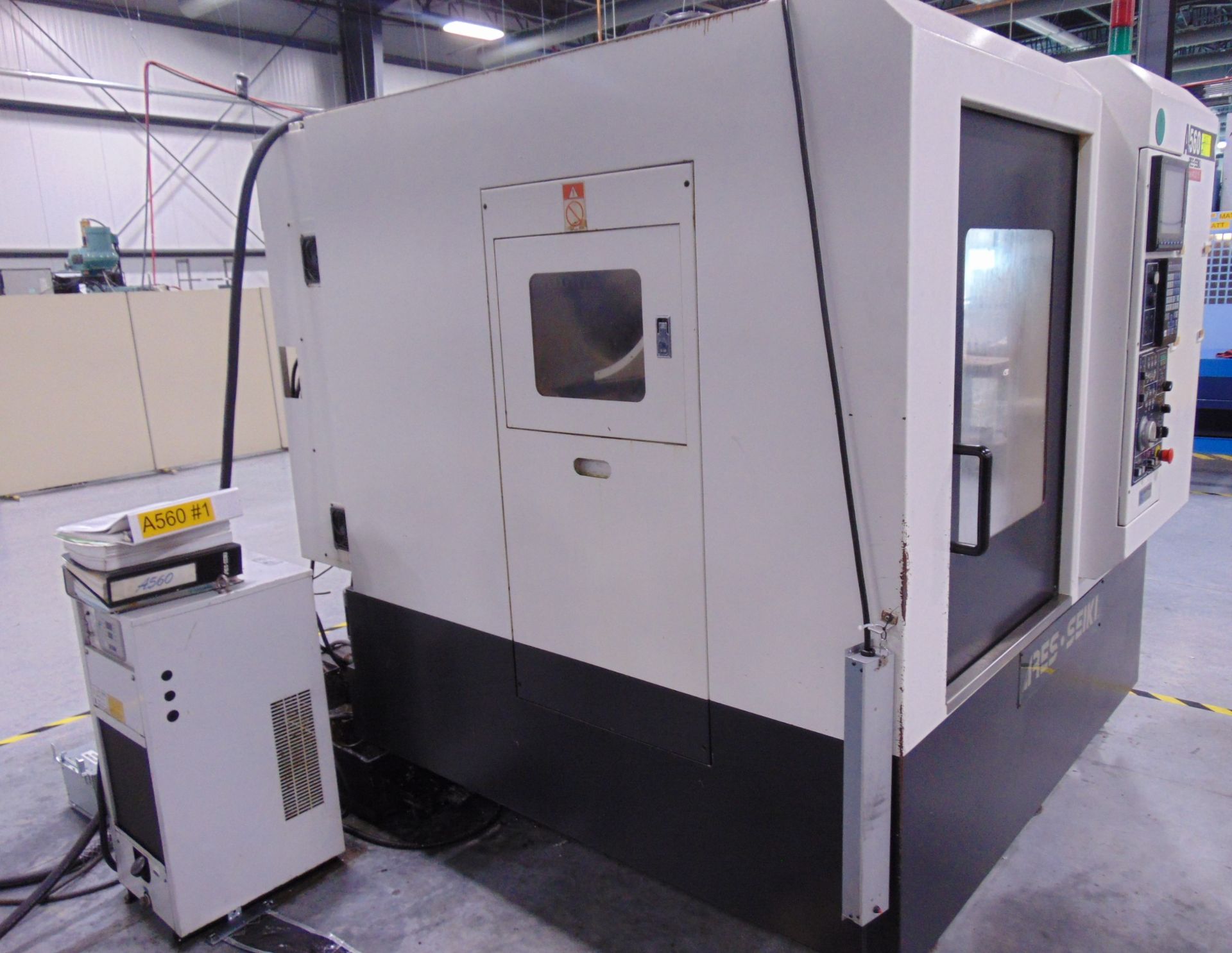 2007 ARES-SEIKI 3-AXIS CNC VERTICAL HIGH-SPEED DRILL/TAP MACHINE, W/ GOLDEN SUN 4TH AXIS ROTARY TABL - Image 7 of 15