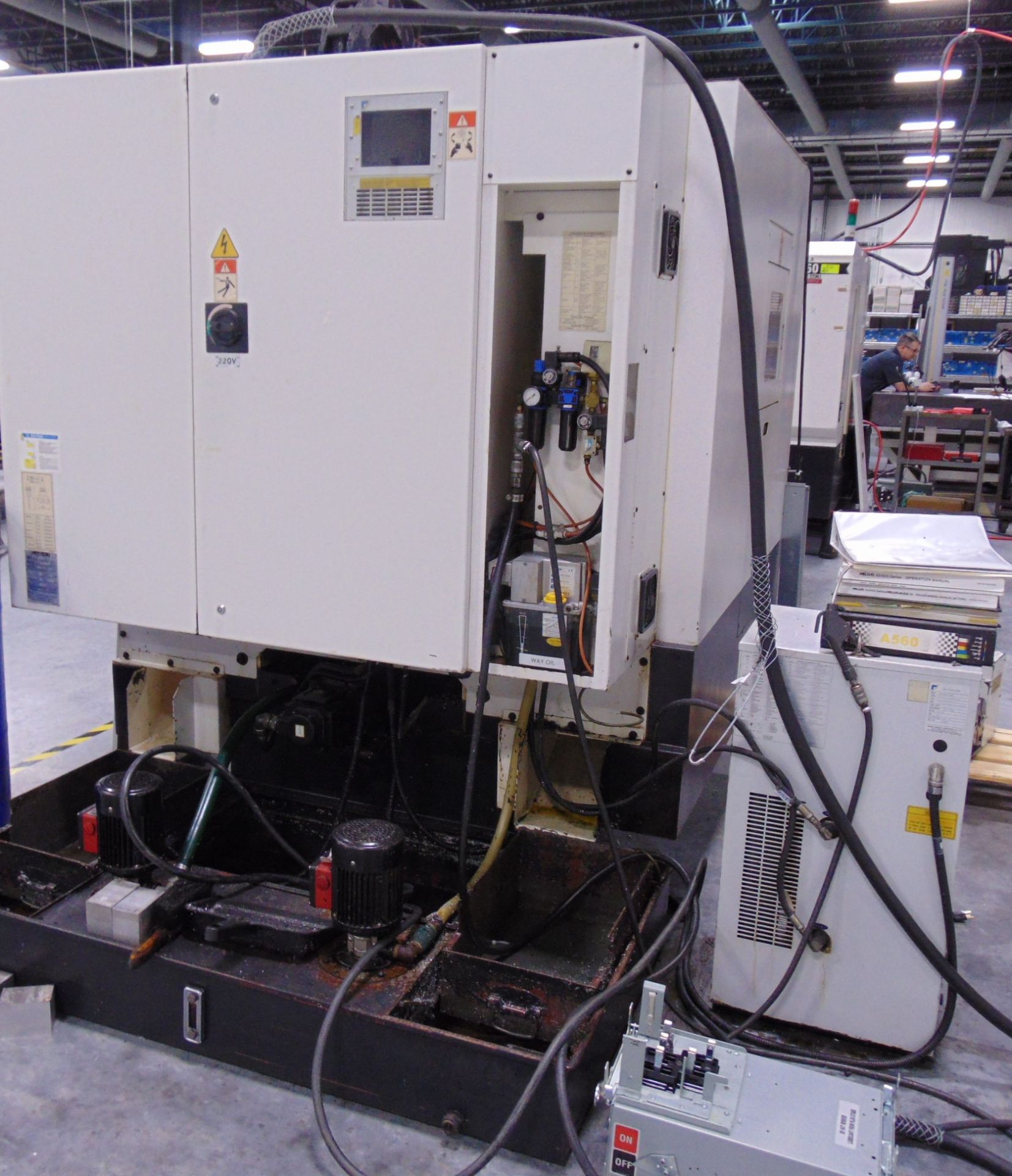 2007 ARES-SEIKI 3-AXIS CNC VERTICAL HIGH-SPEED DRILL/TAP MACHINE, W/ GOLDEN SUN 4TH AXIS ROTARY TABL - Image 8 of 15