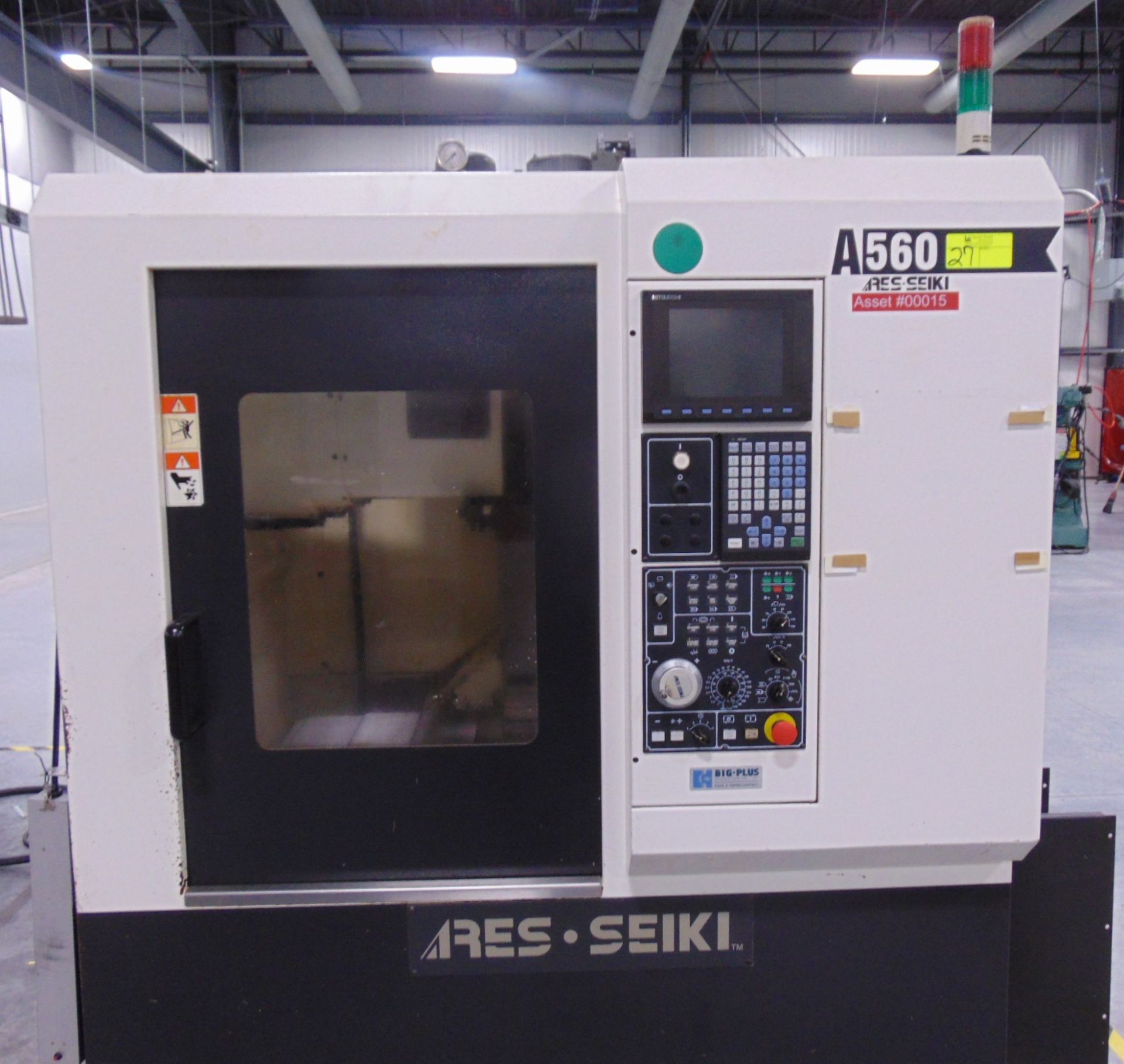 2007 ARES-SEIKI 3-AXIS CNC VERTICAL HIGH-SPEED DRILL/TAP MACHINE, W/ GOLDEN SUN 4TH AXIS ROTARY TABL