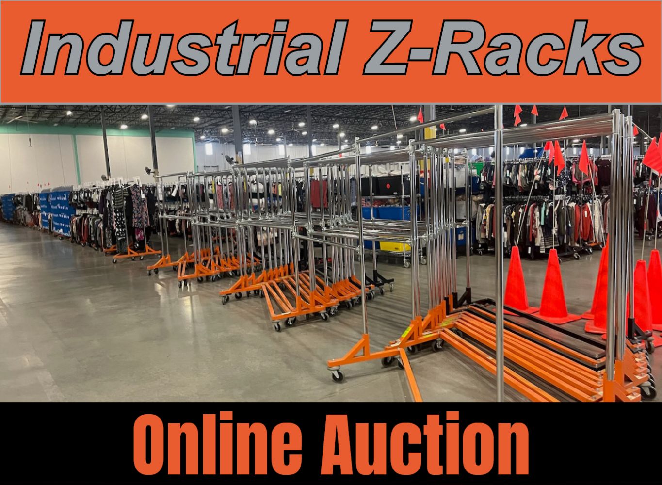 Industrial Z-Racks Online Auction