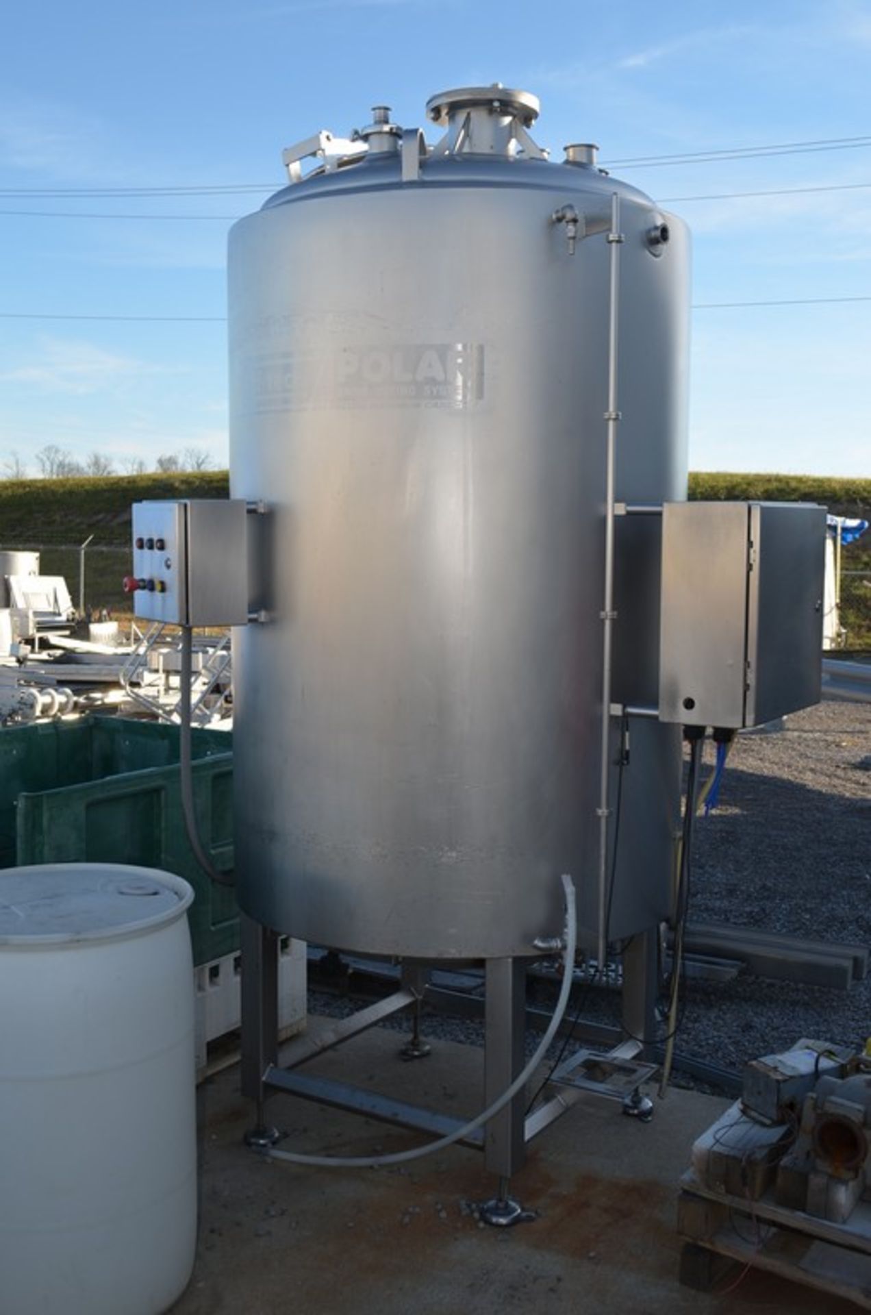 400 Gallon Capacity Feldmeier S/S Jacketed Tank Rated: MAWP 150psi @ 170 Degrees F (Approx.) 48in