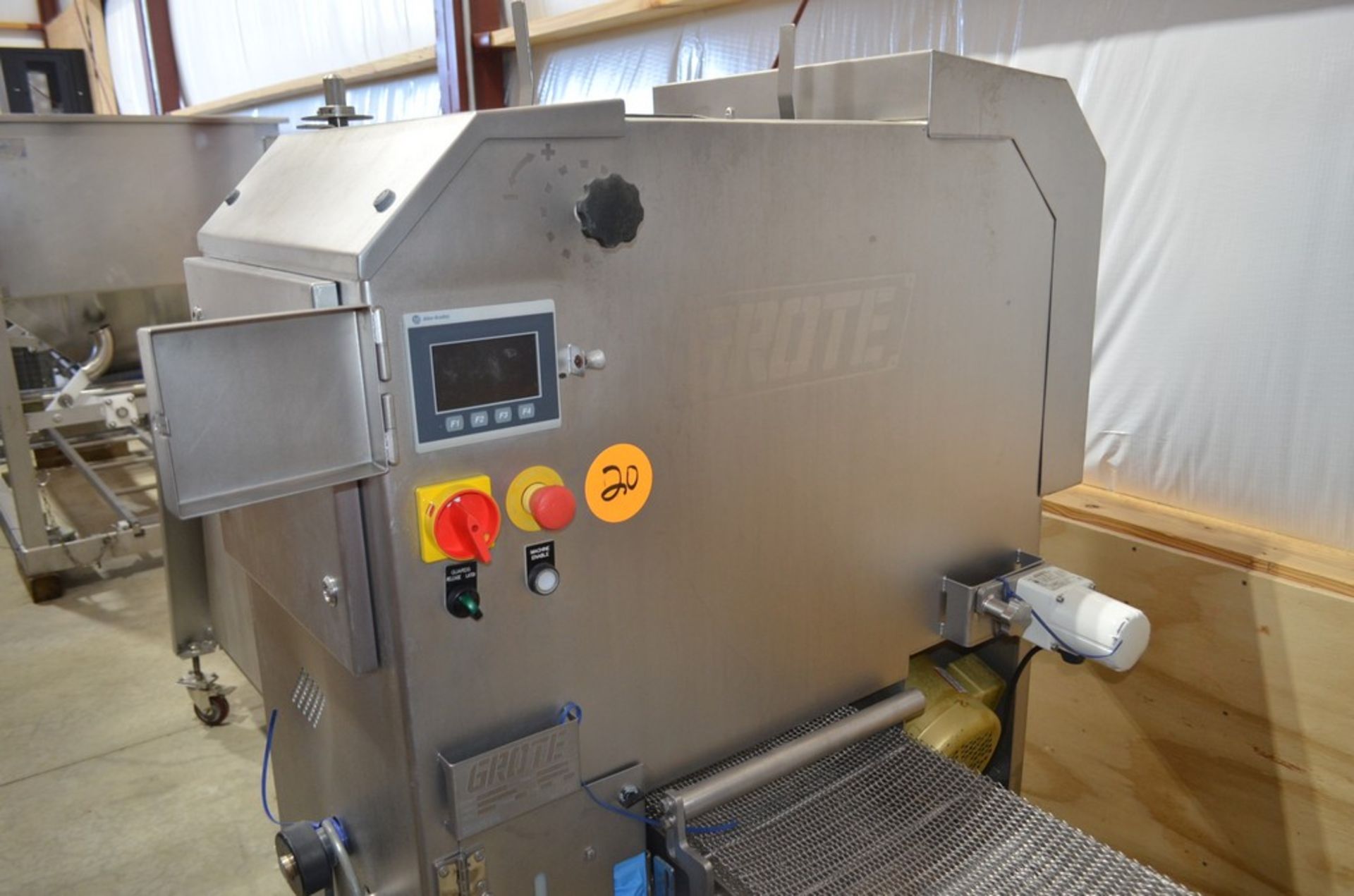 Grote 613-VS2-LES Slicer with Infeed Conveyor, Spare Parts, 208/240 Volt, S/N: 1176508 (2014) - Image 6 of 9
