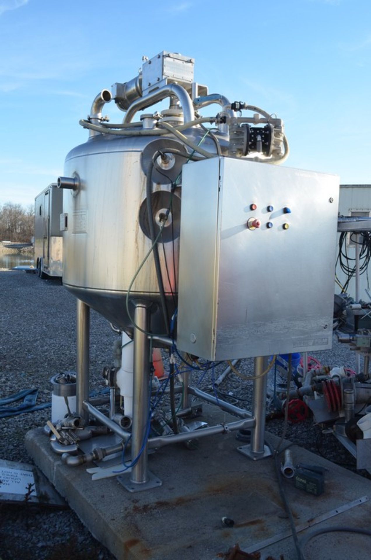 Bulk Bid: Brine Slurry System Including: Emulsifier, Re-Mill, (2) Holding Tanks, Saddle Tank Etc. ( - Image 4 of 4